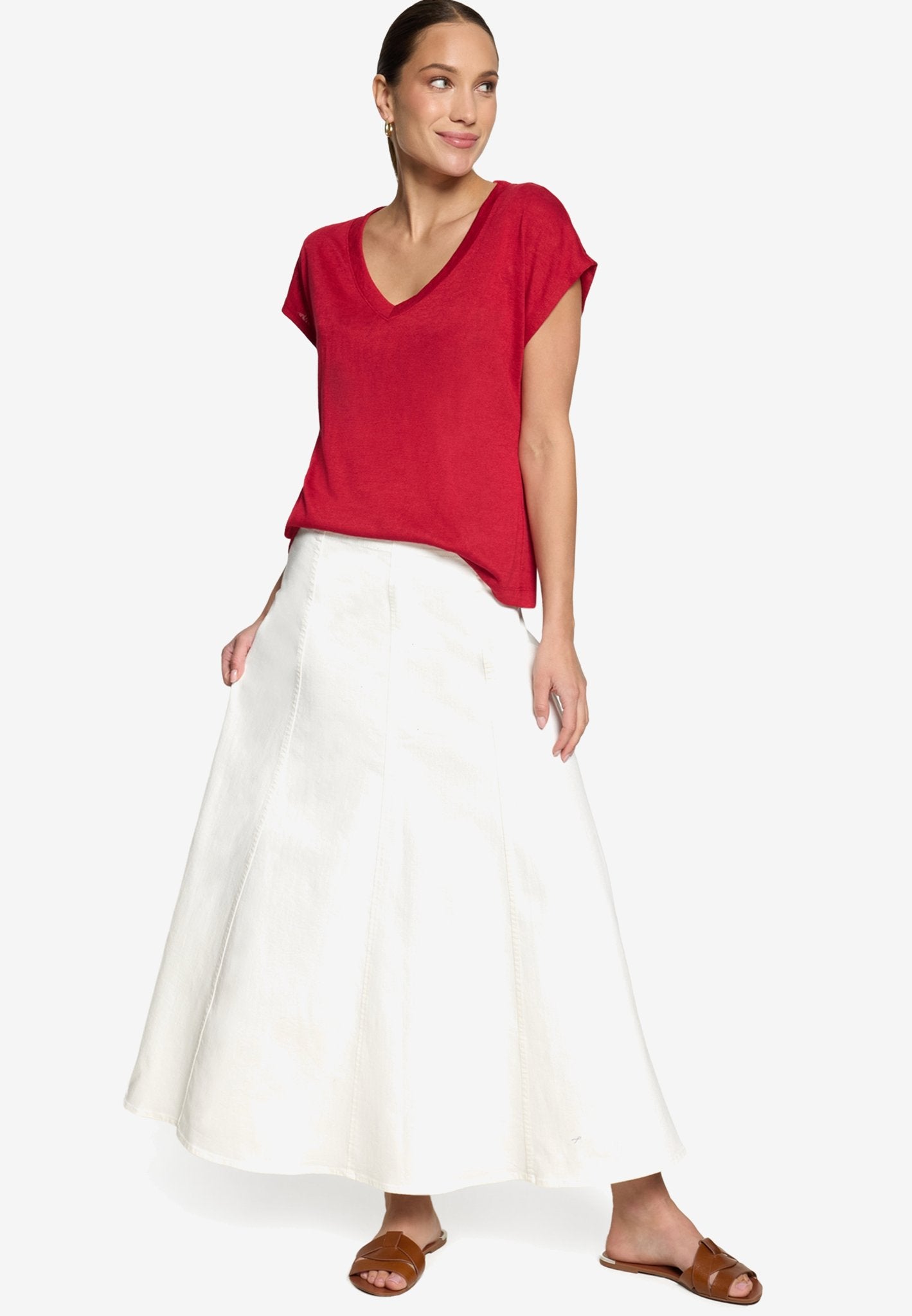 Zero Damen Tops Candy Red