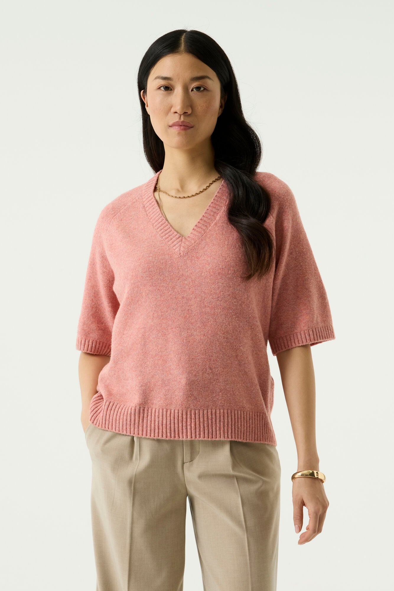 Garcia Damen Strickjacken Coral Dust