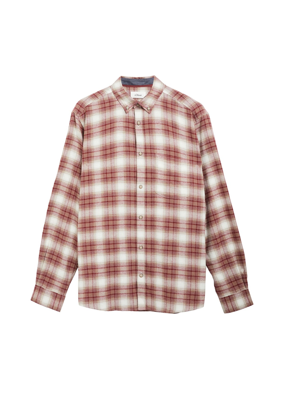 S. Oliver red Herren Hemden lang N Red