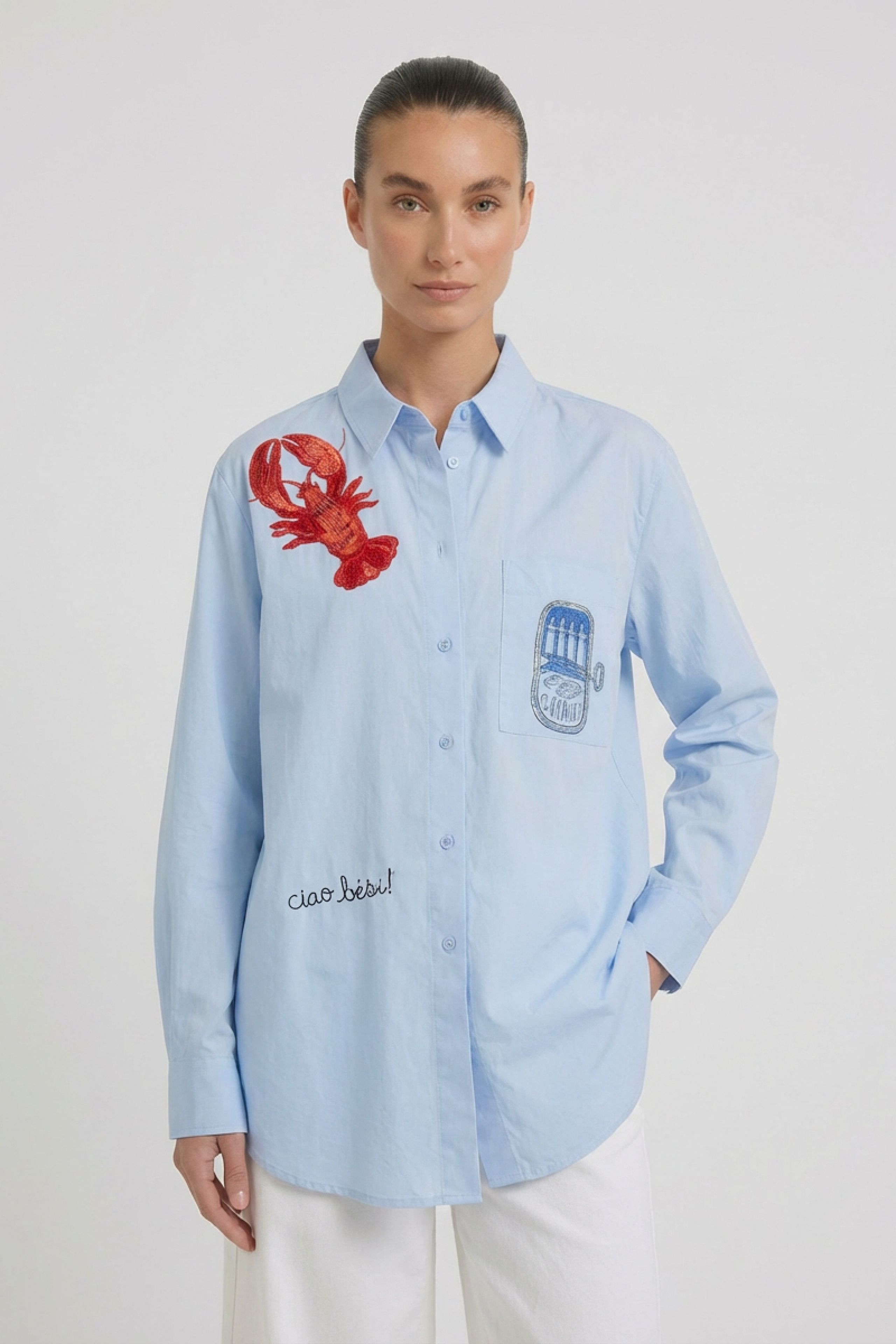 Oui Damen Blusen Kentucky B
