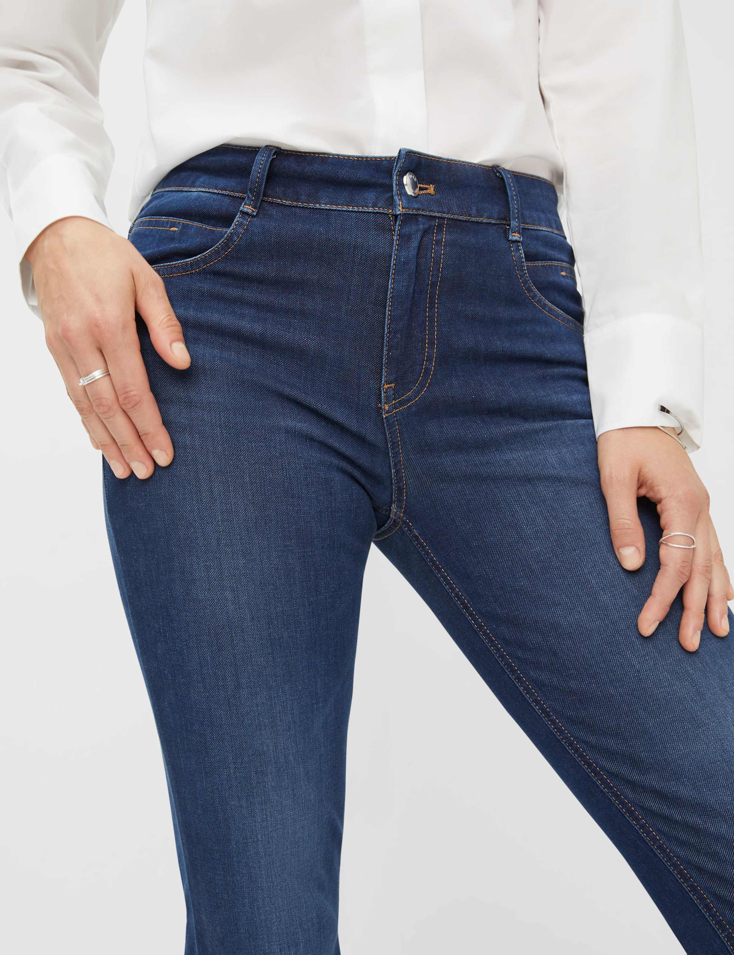 Brax Damen Jeans Used Regular Bl