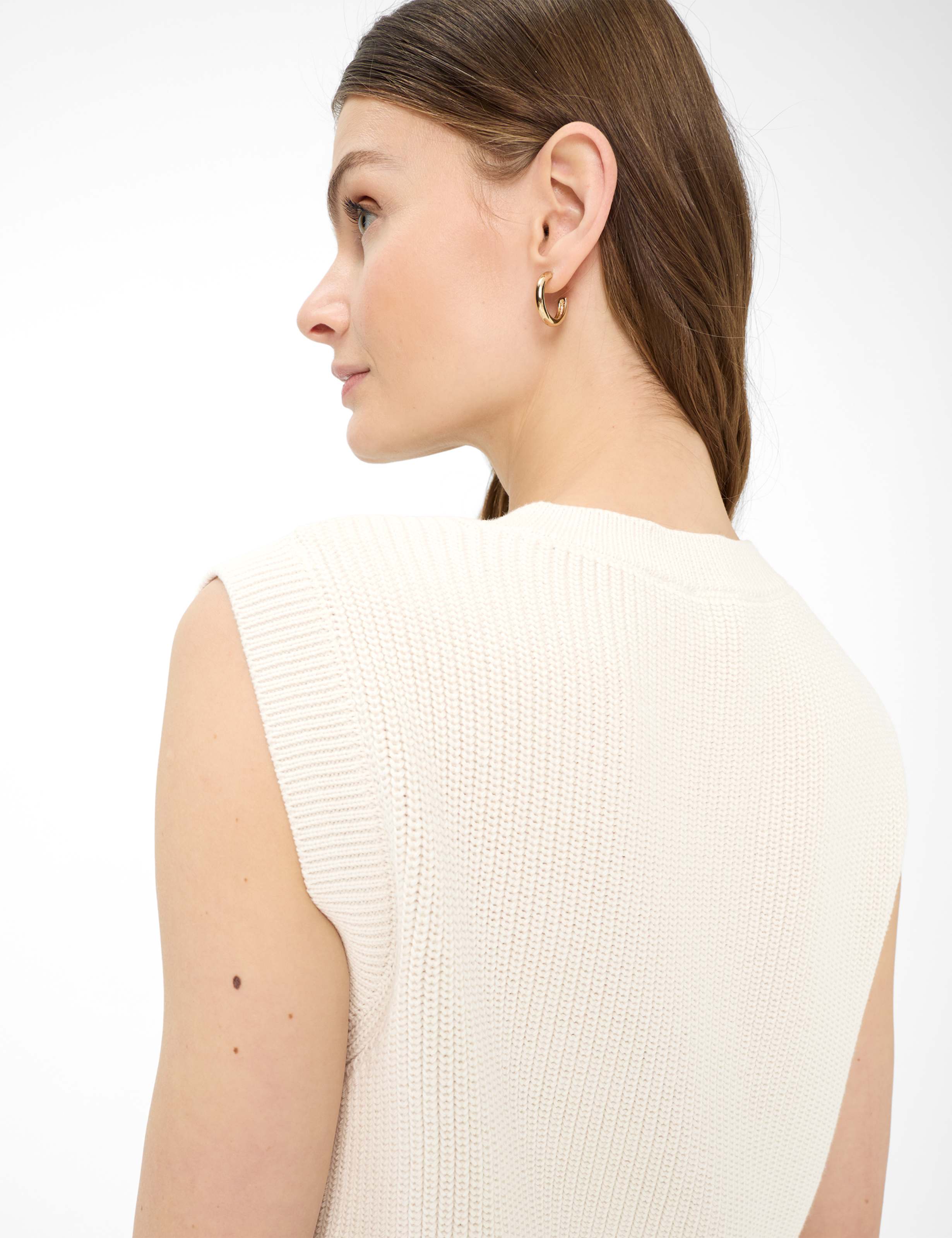 Brax Damen Pullover Dark Ecru