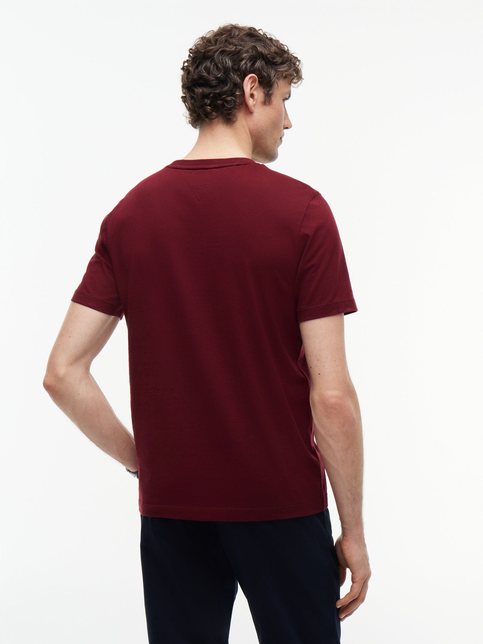 Tommy Hilfiger Herren T-Shirts kurz Vlp Purple