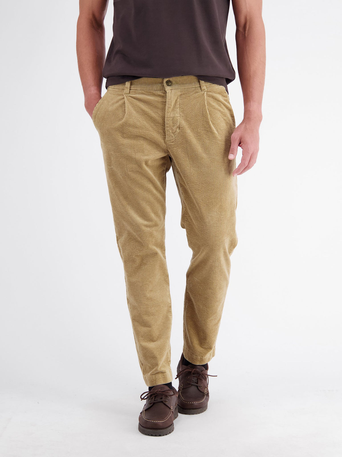 Lerros Herren Hosen Gravel Beige