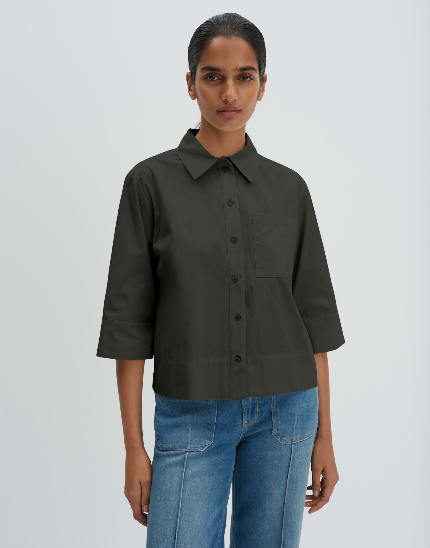Someday Damen Blusen Midnight Olive