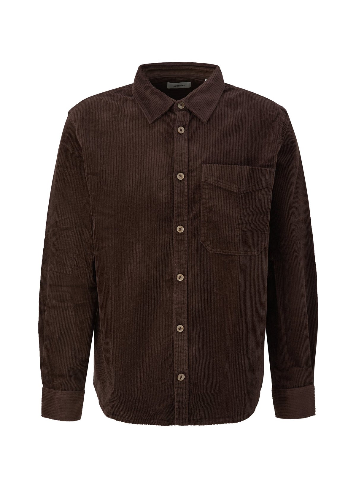 S. Oliver red Herren Hemden lang  Brown