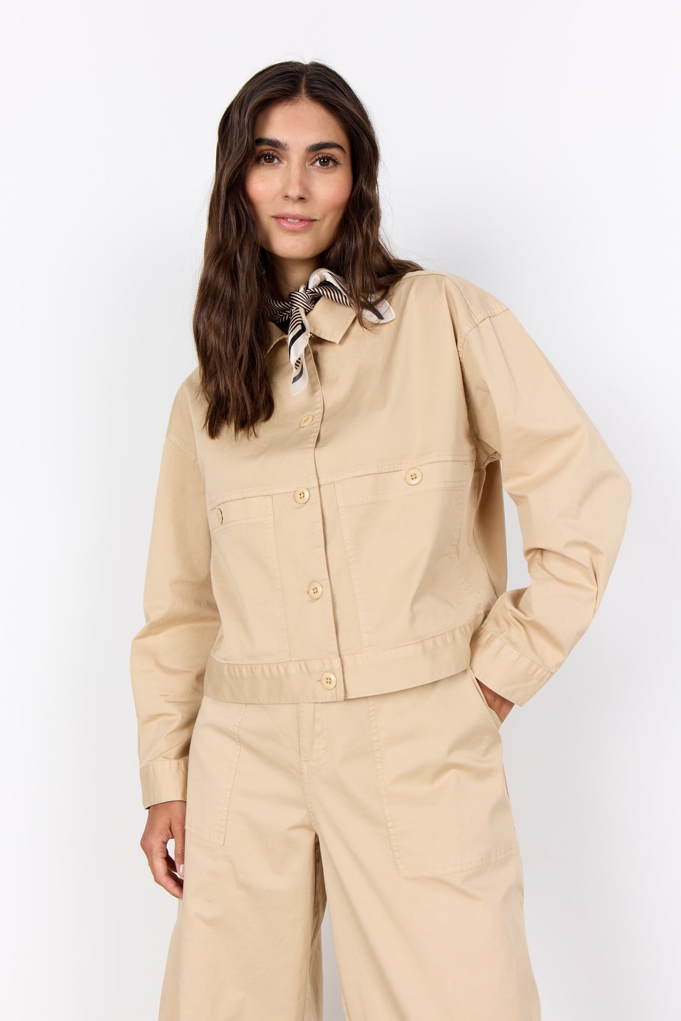 Soya Concept Damen Jacken Sand