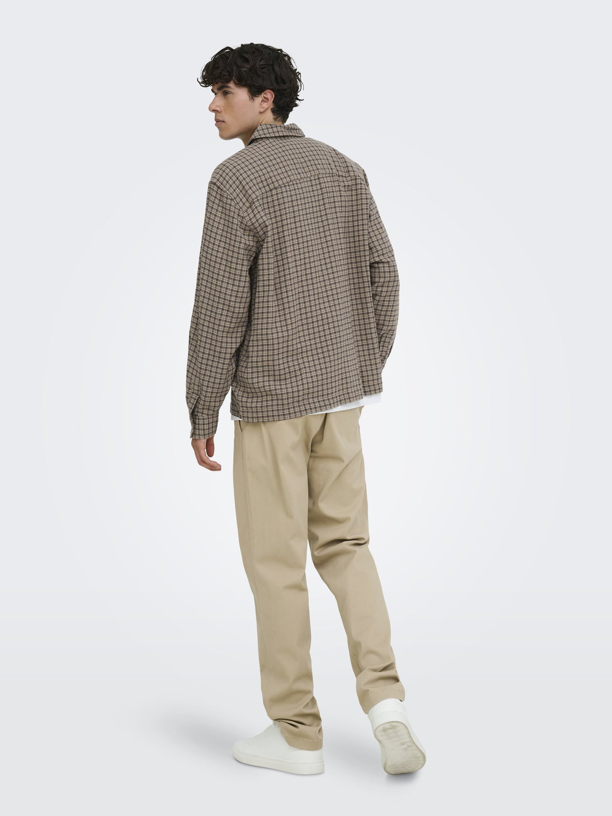 Only & Sons Herren Hemden lang Travertine