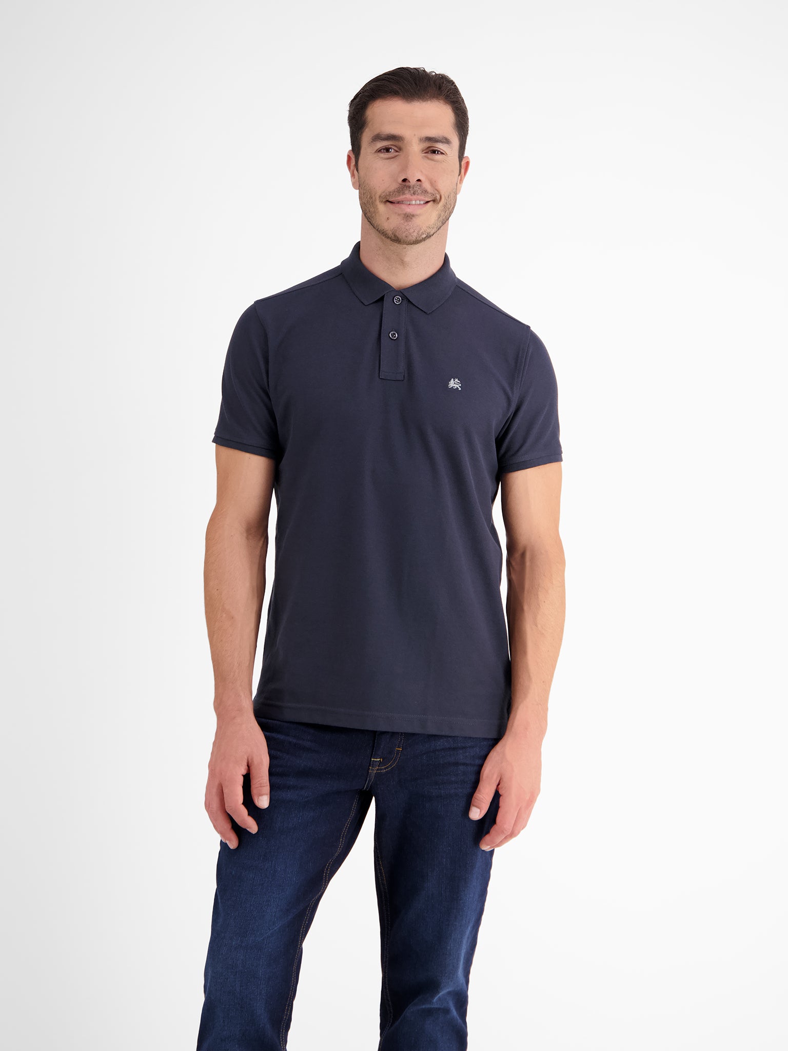 Lerros Herren Polo-Shirts Classic Navy
