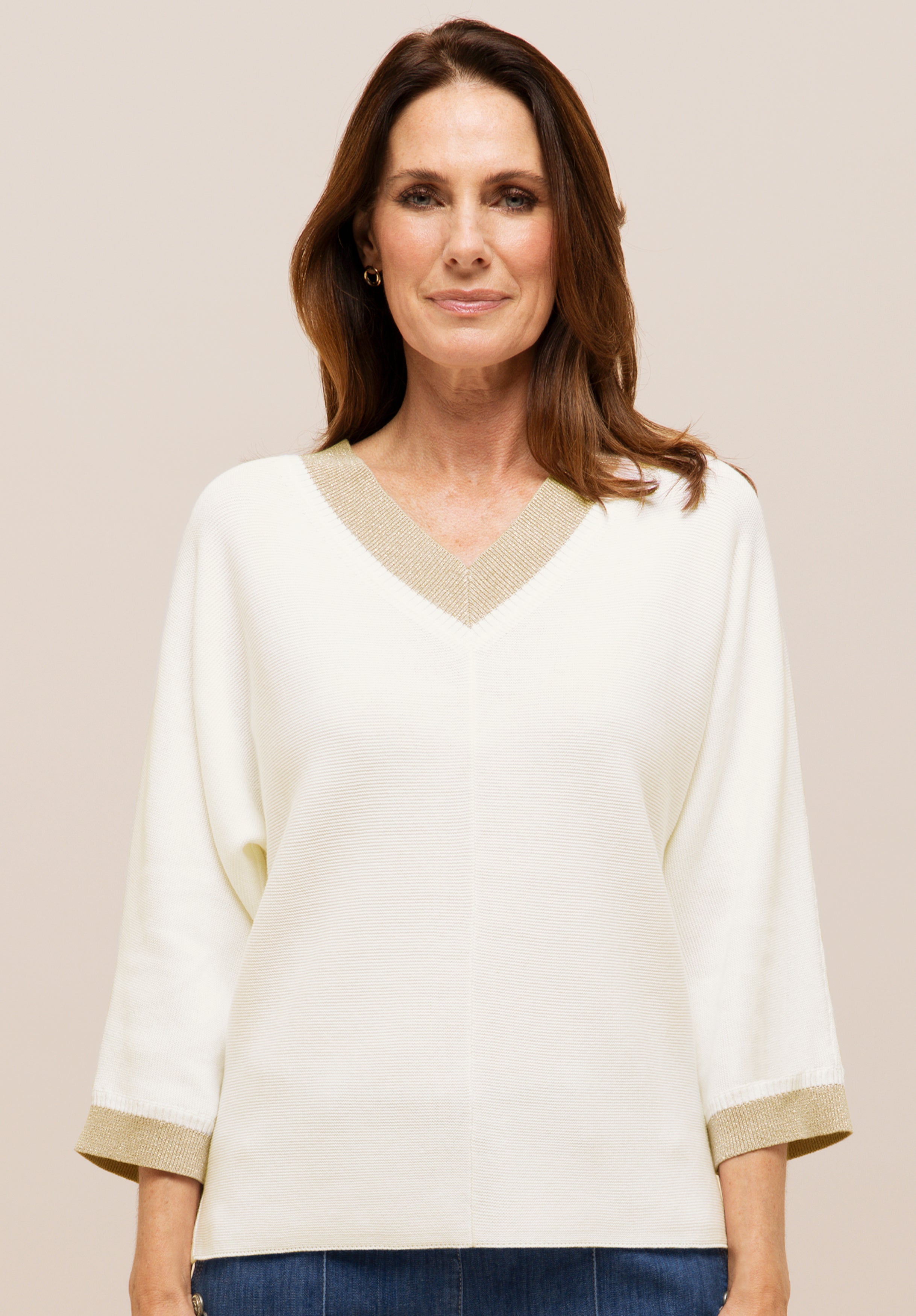 Bianca Damen Pullover Ivory