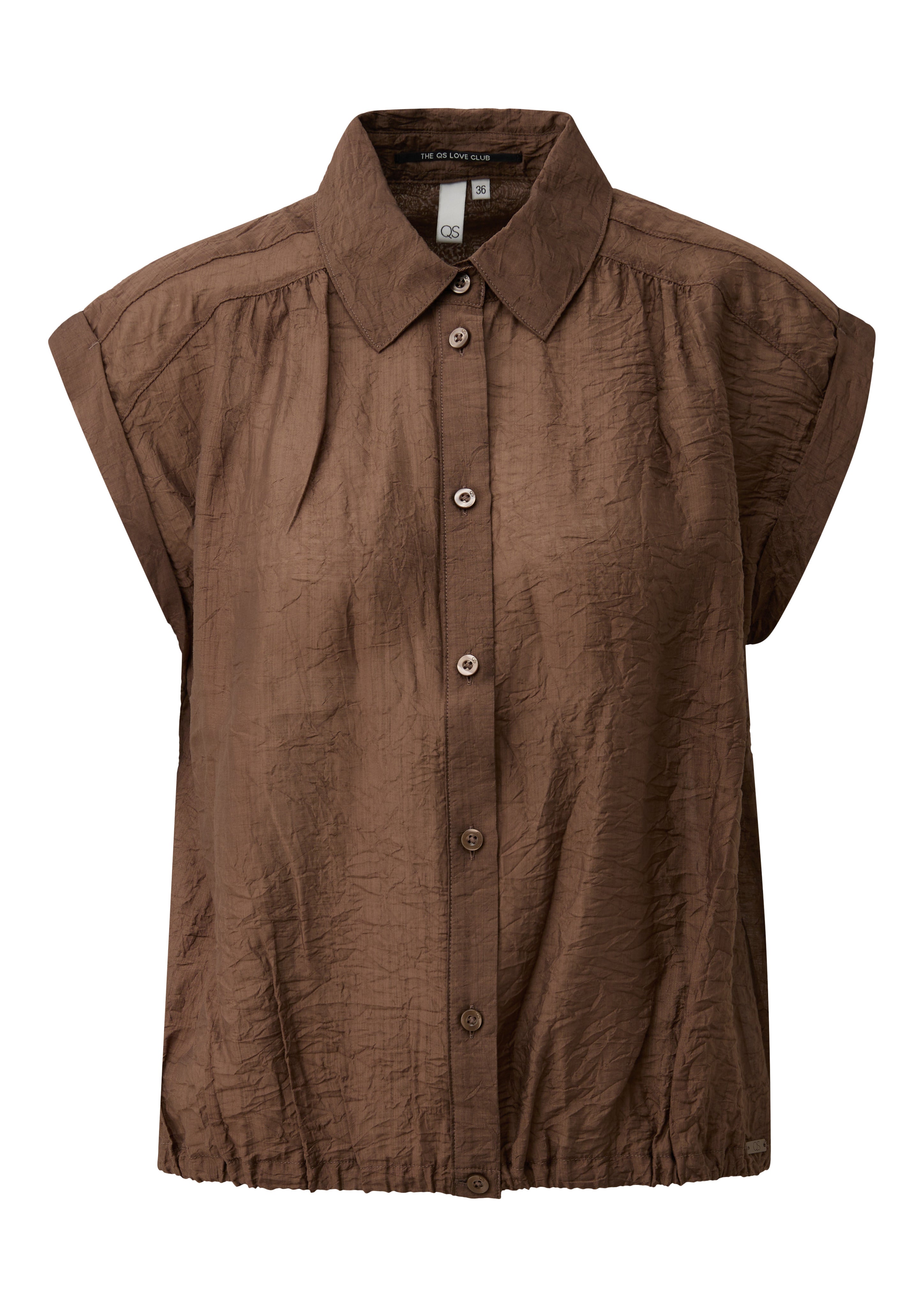 QS by S.Oliver Damen Blusen Brown
