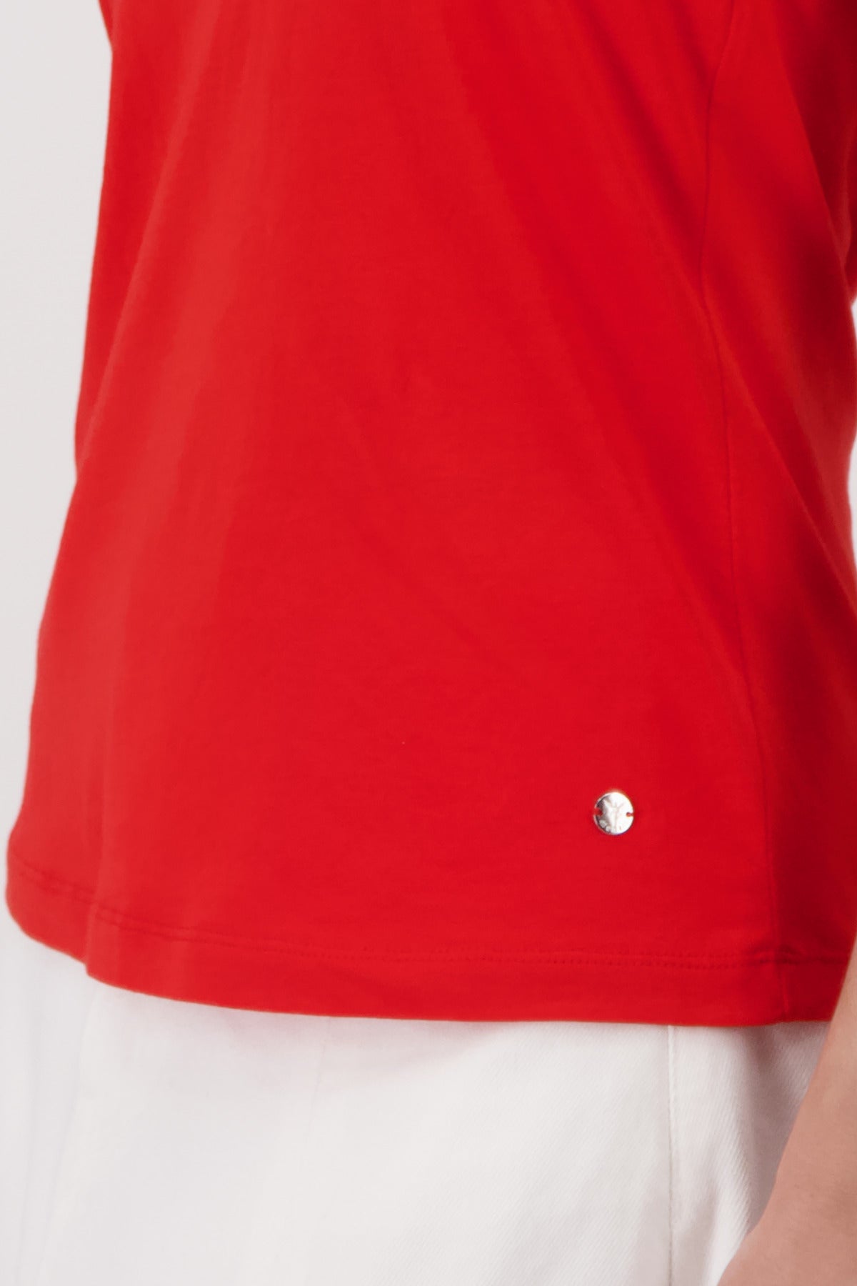 Monari Damen Tops  Coral Red