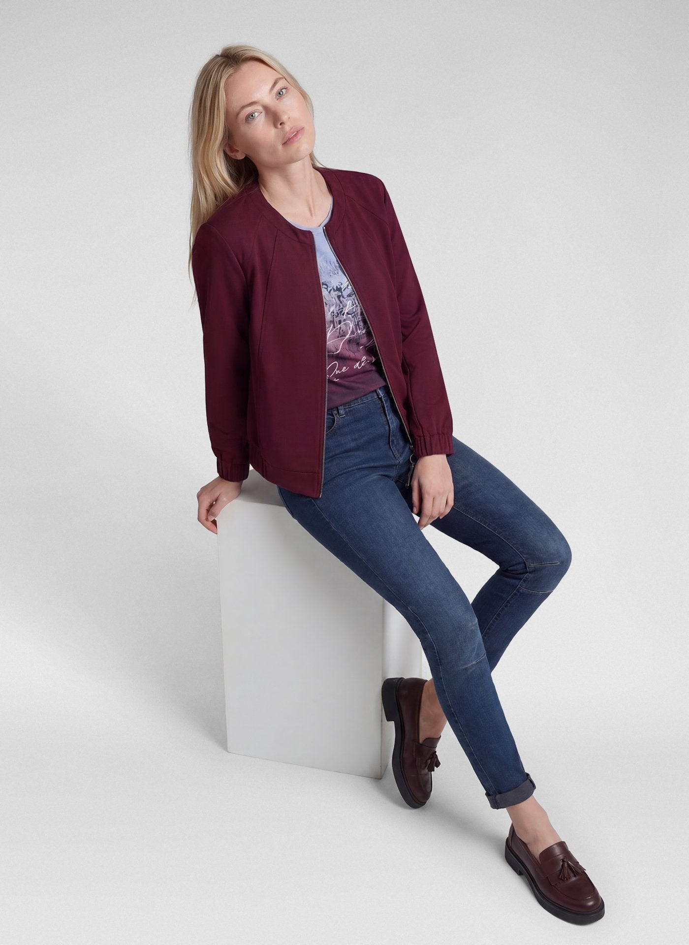 Rabe Damen Jacken Merlot