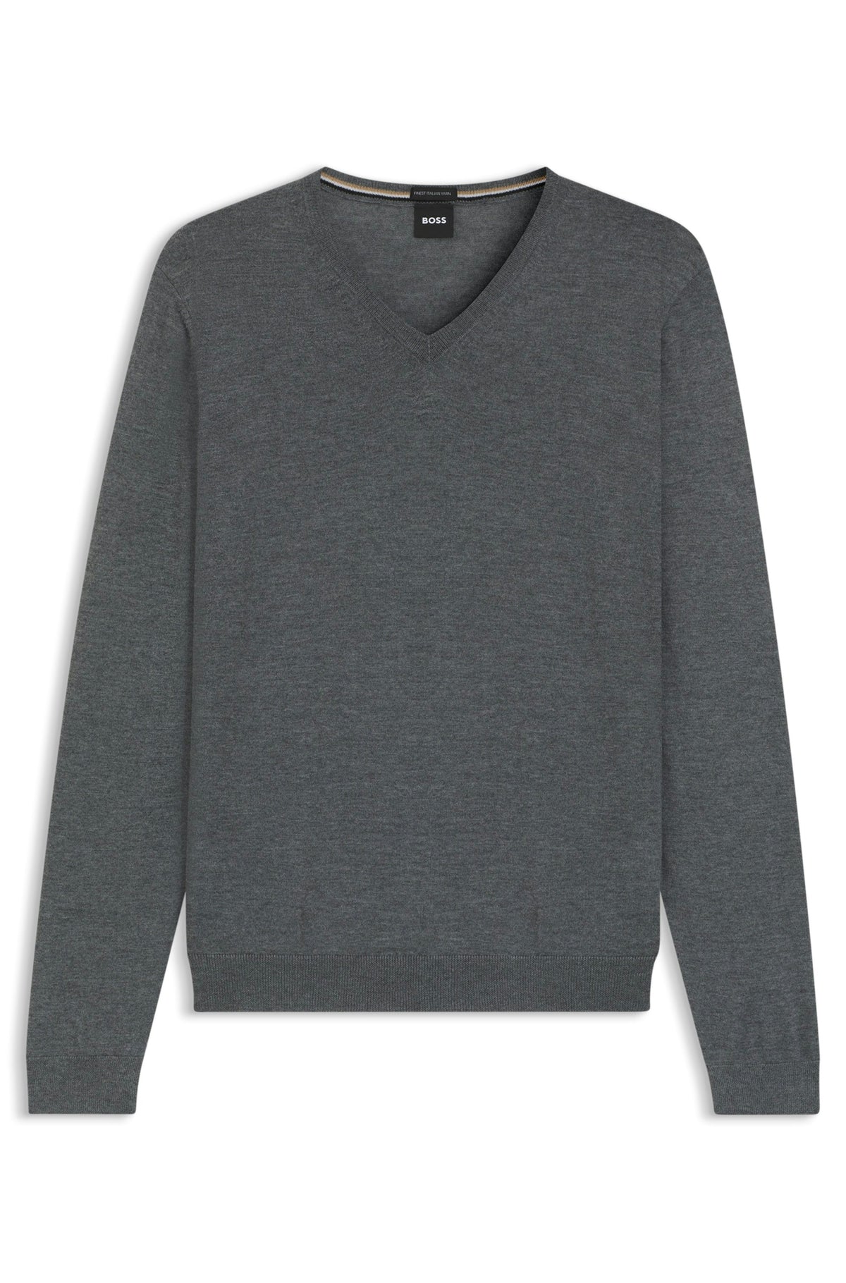 Boss Herren Pullover Medium Grey