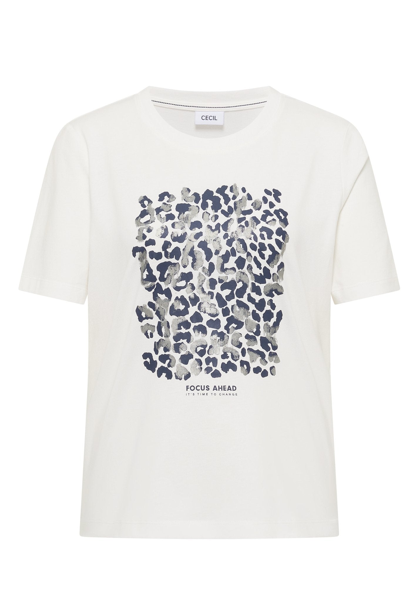 Cecil Damen T-Shirts  Vanilla W