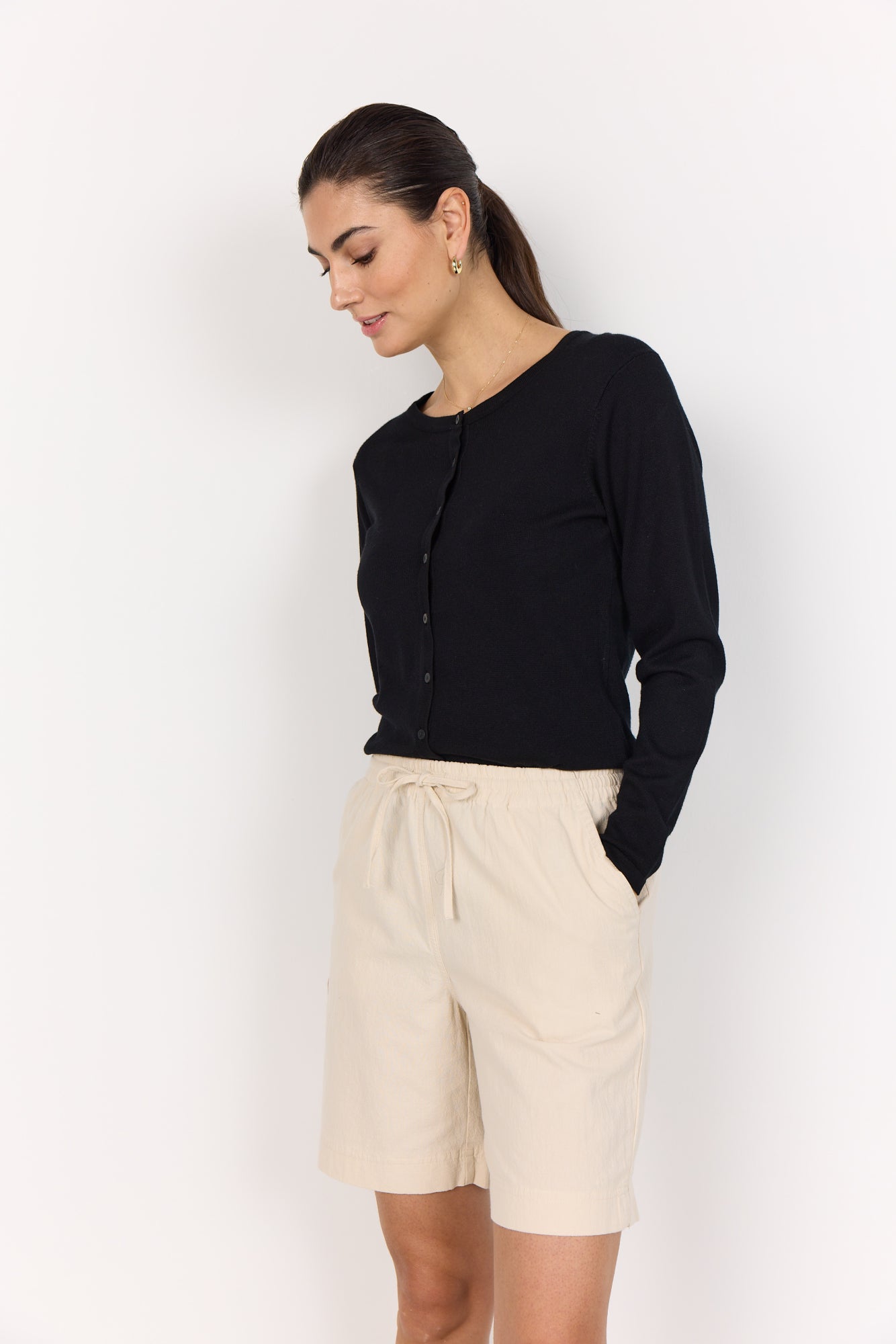 Soya Concept Damen Shorts Sand