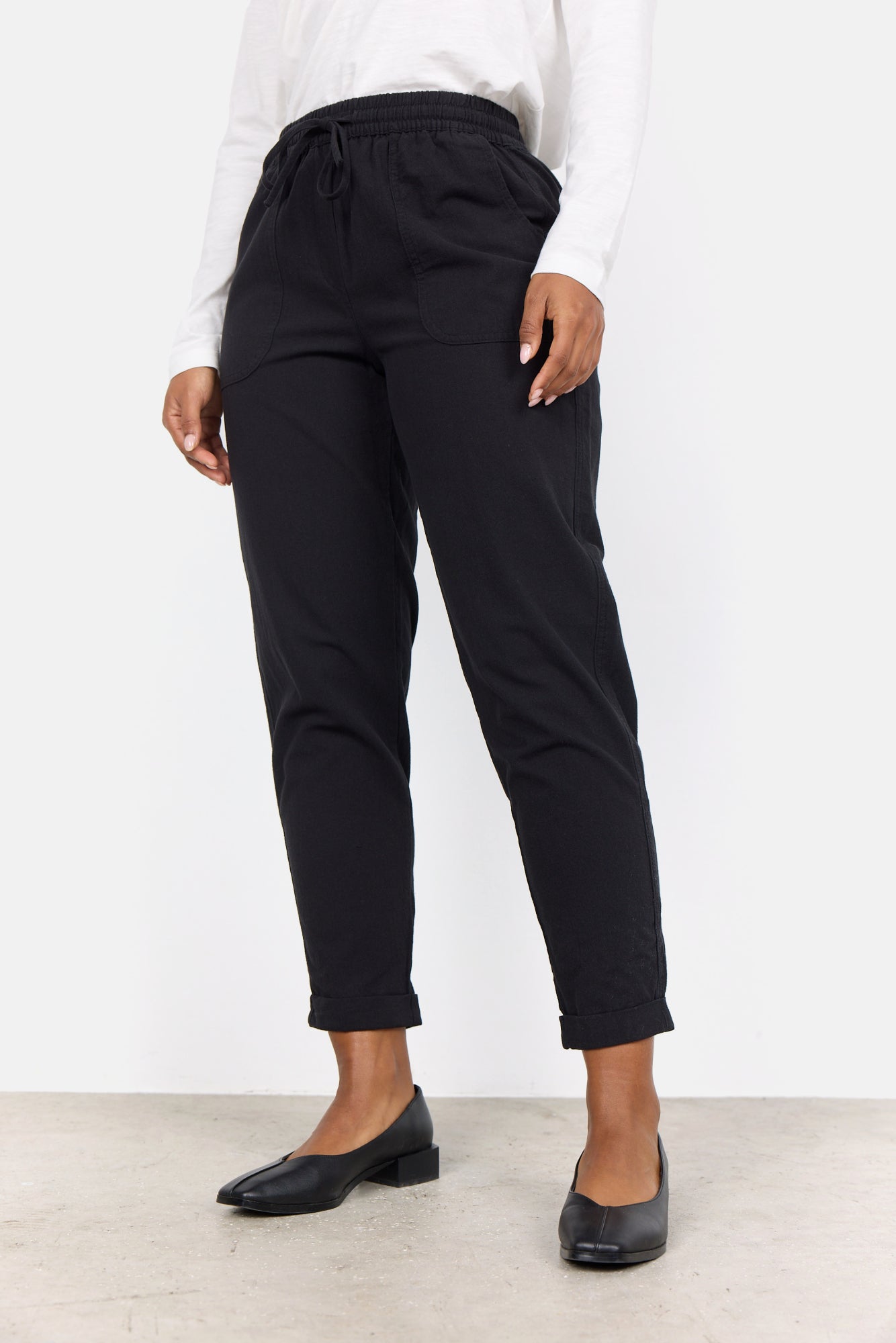 Soya Concept Damen Hosen Black
