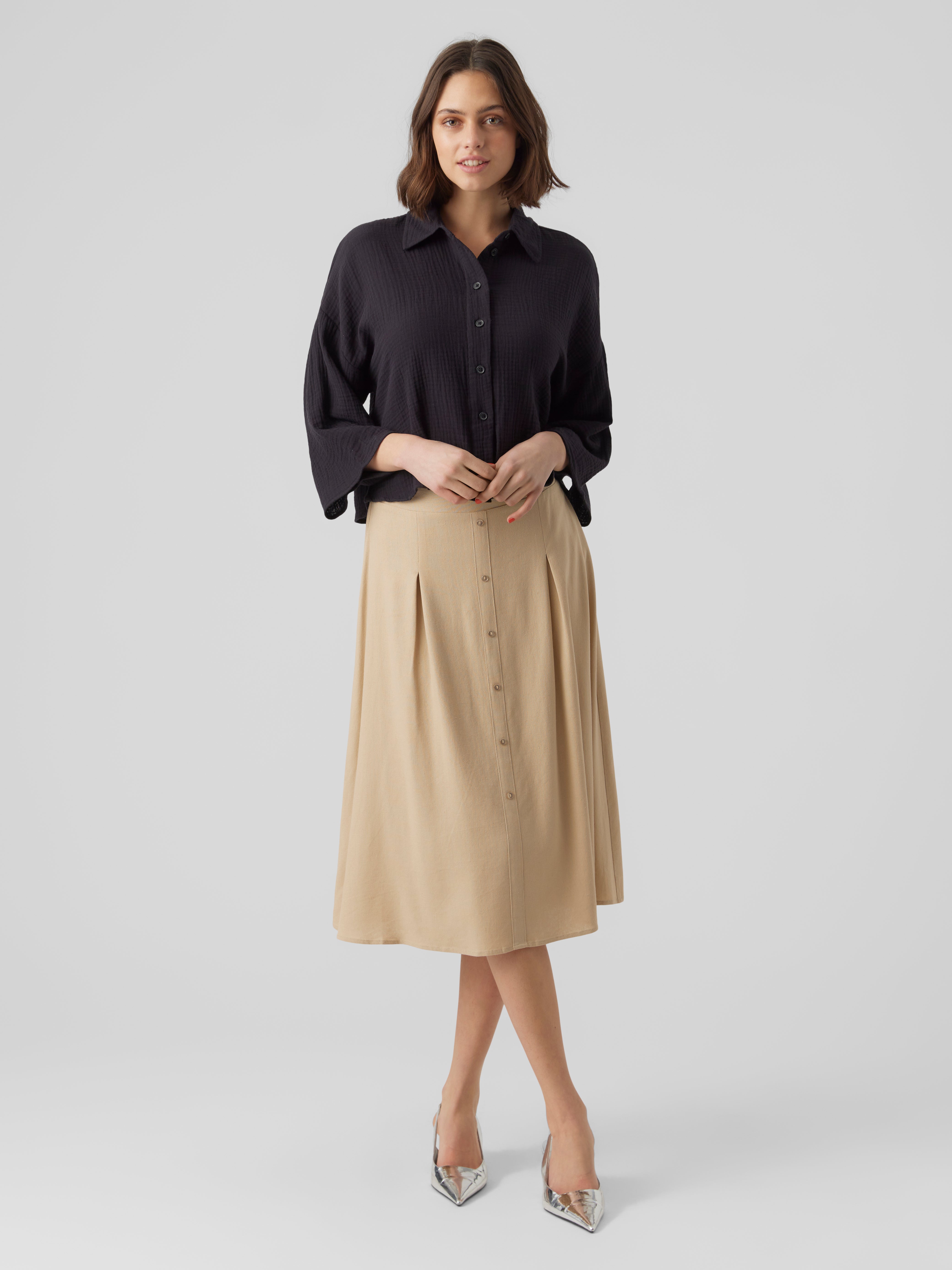 Vero Moda Damen Blusen Black