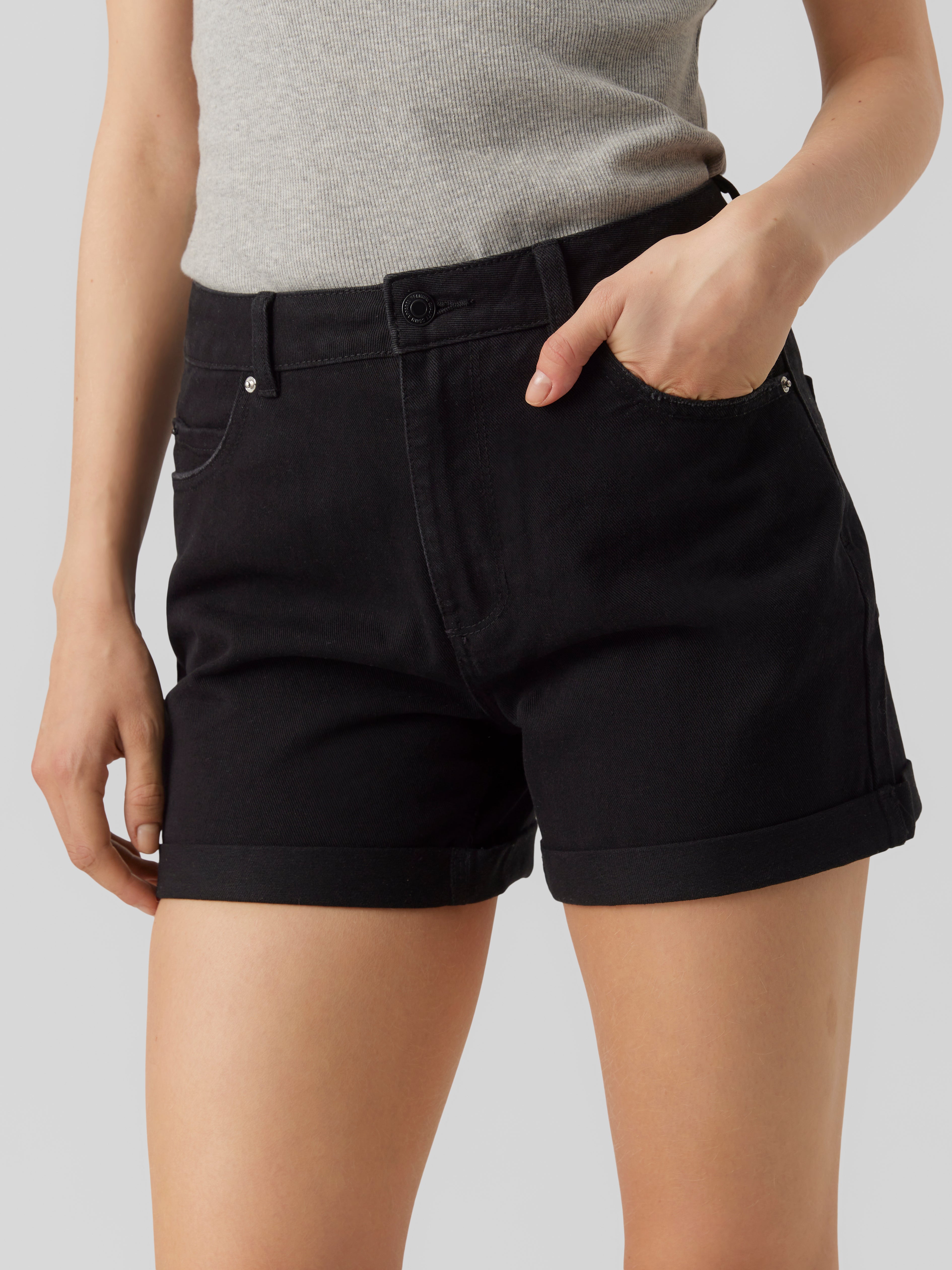 Vero Moda Damen Shorts Black