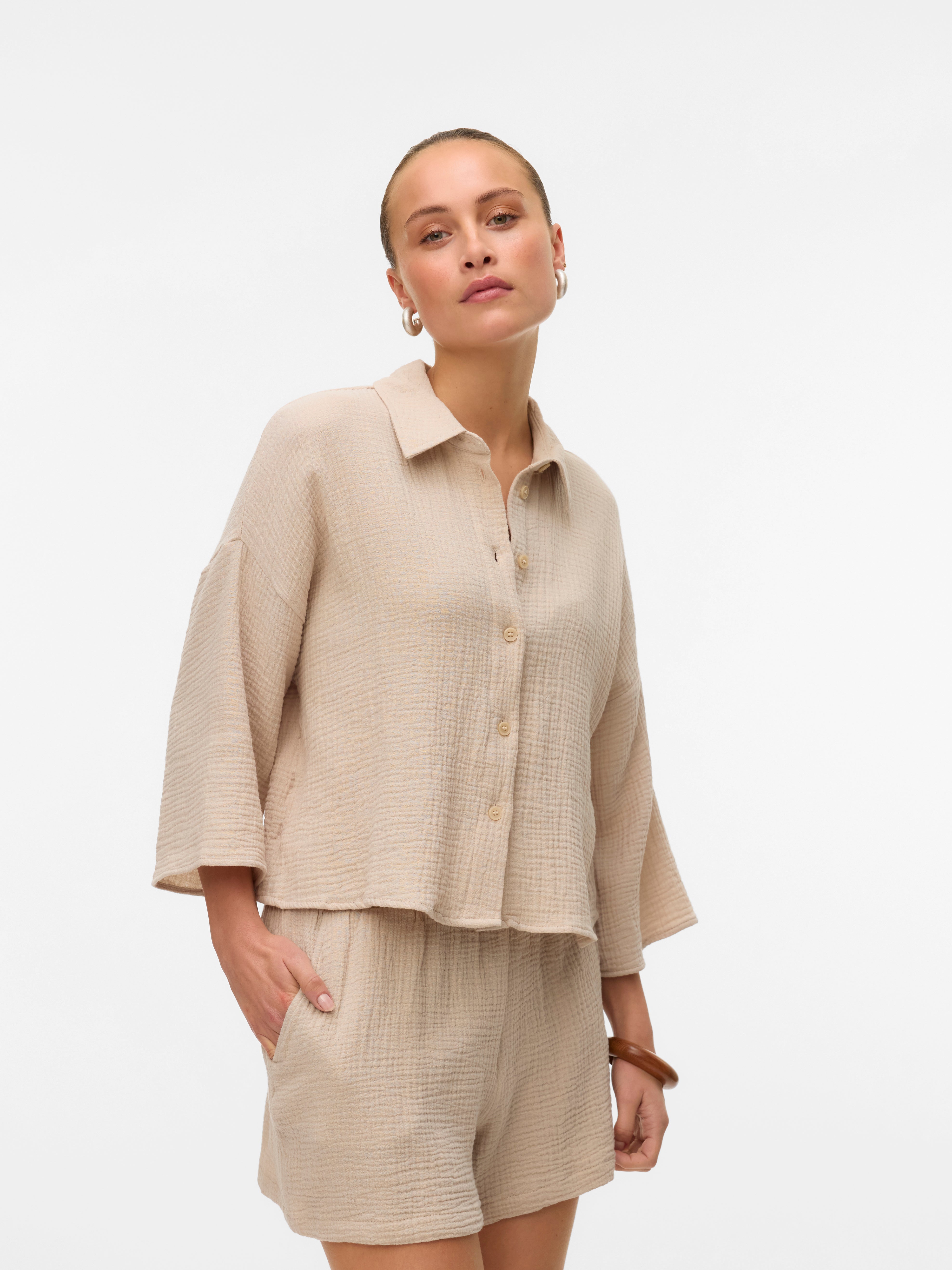 Vero Moda Damen Blusen Silver Lining