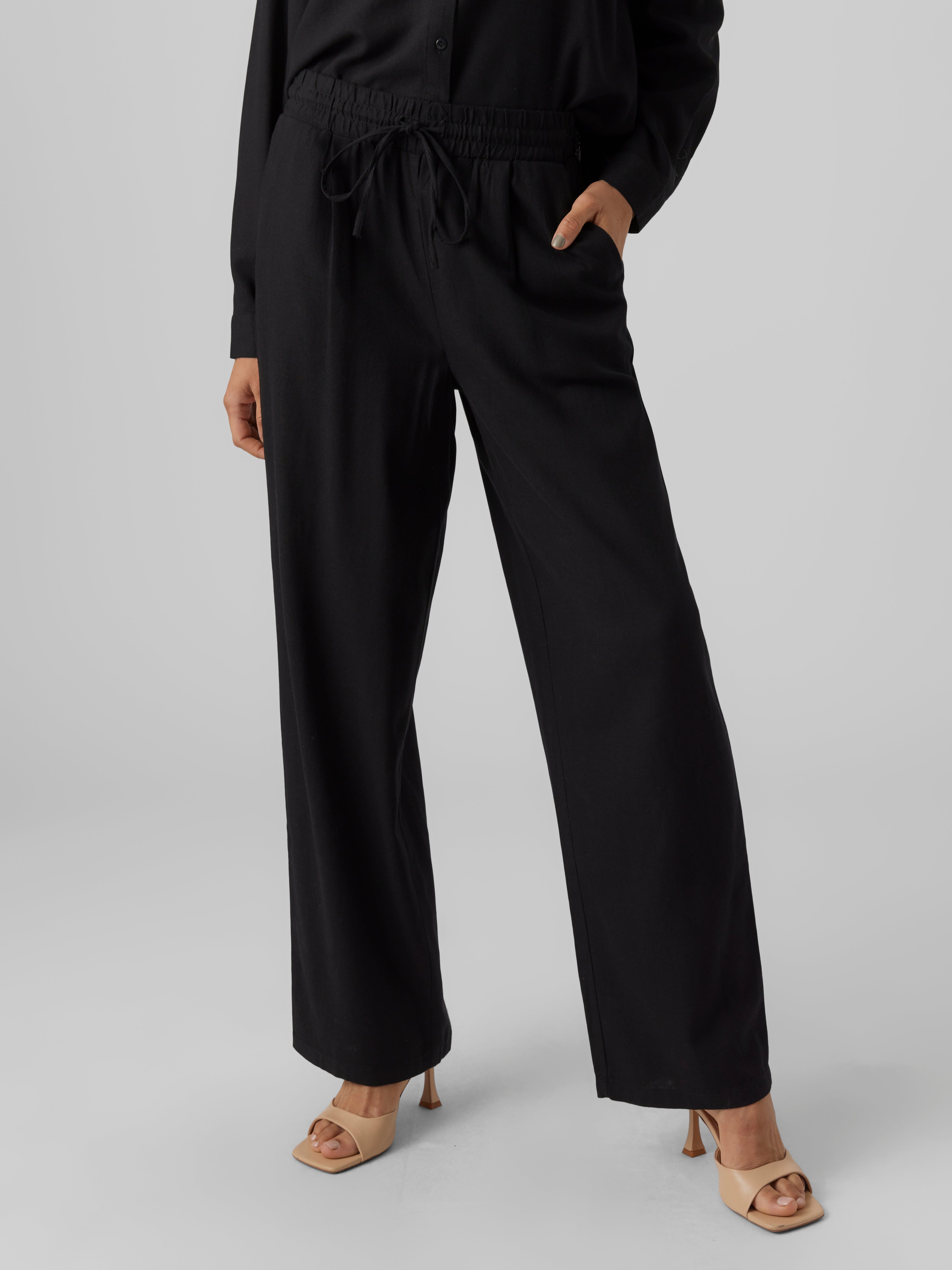Vero Moda Damen Hosen Black