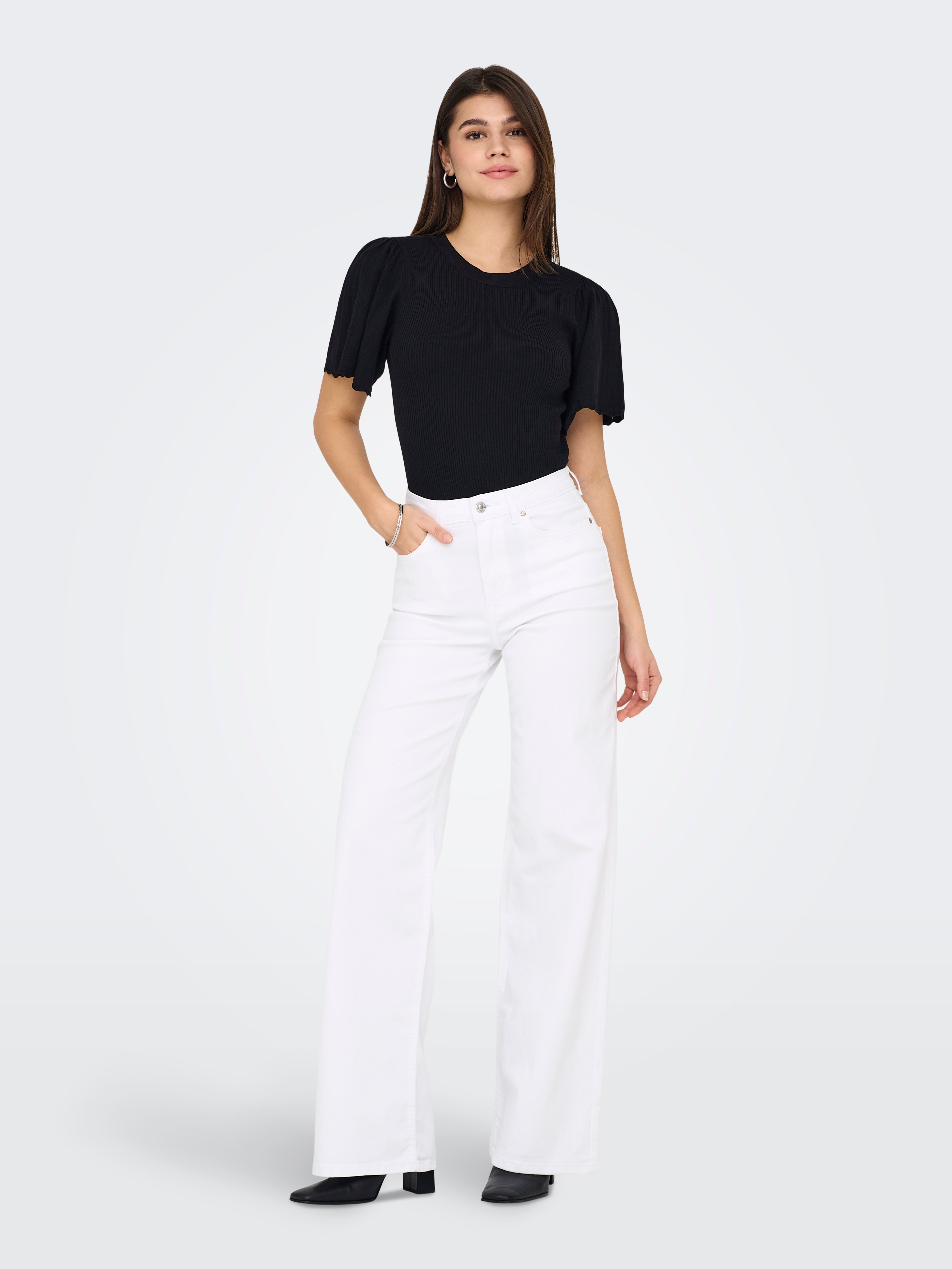 only Damen Jeans White
