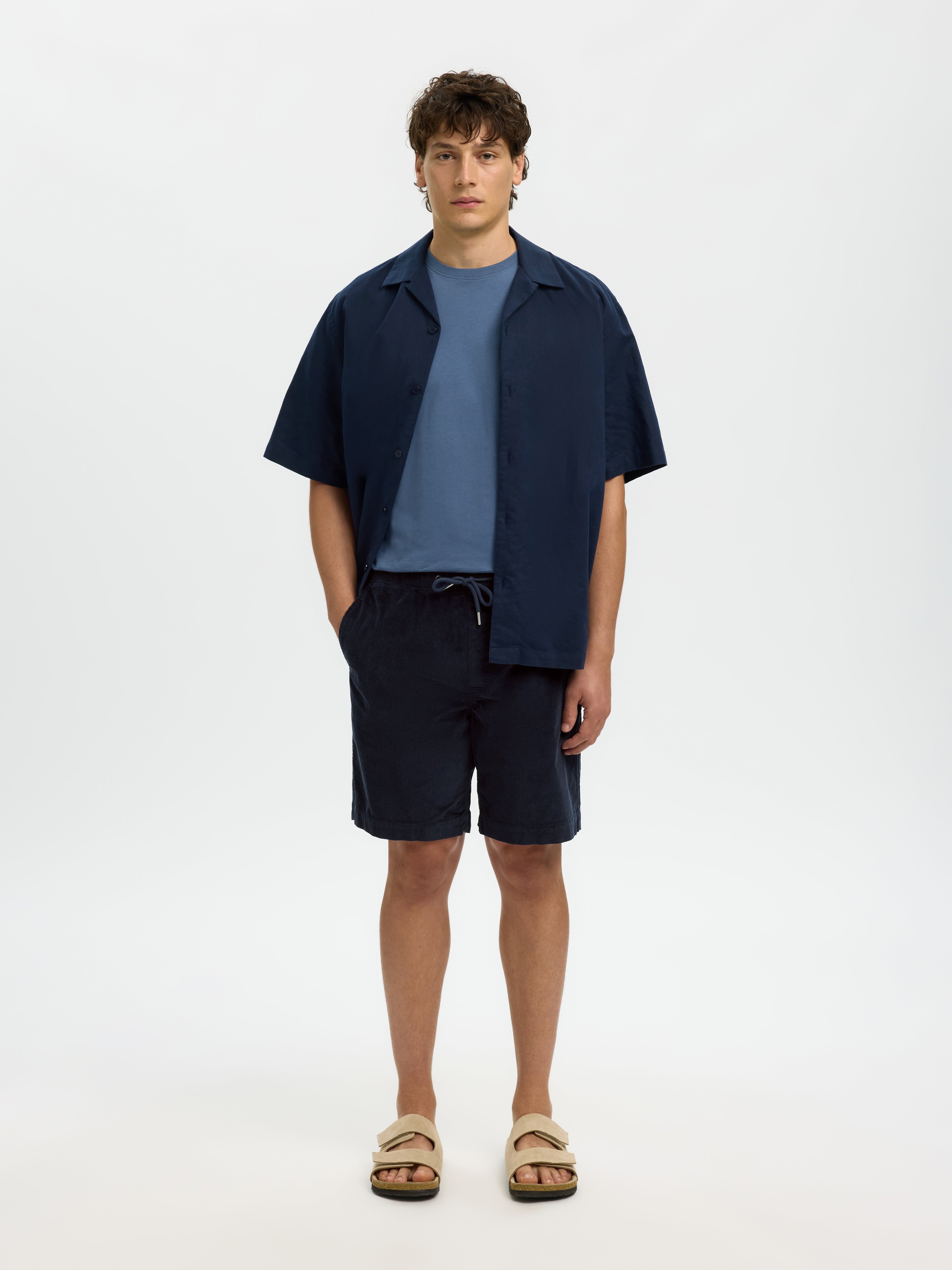Selected homme Herren Shorts  Sky Capt