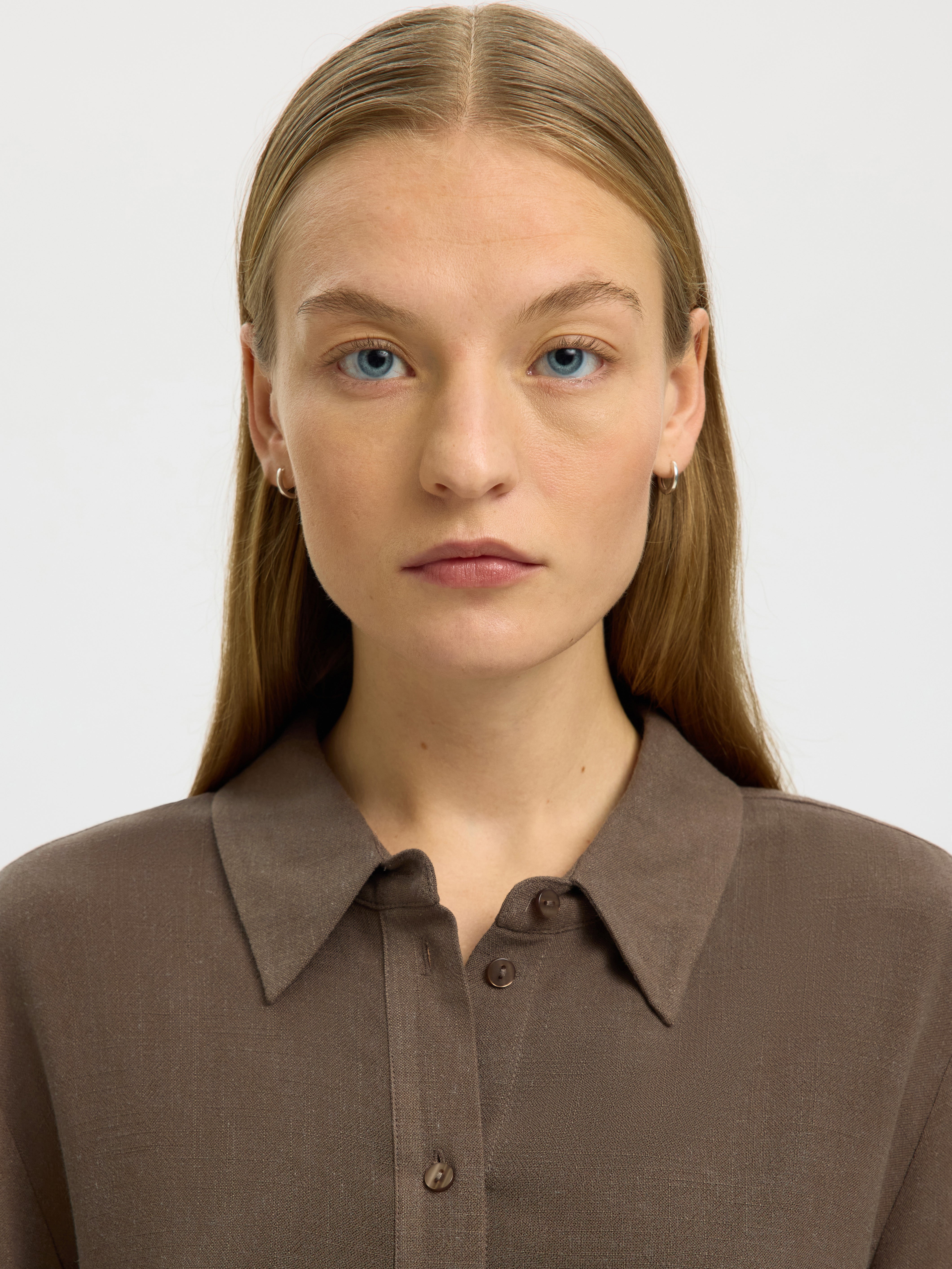 Selected Femme Damen Blusen Chocolate Chip