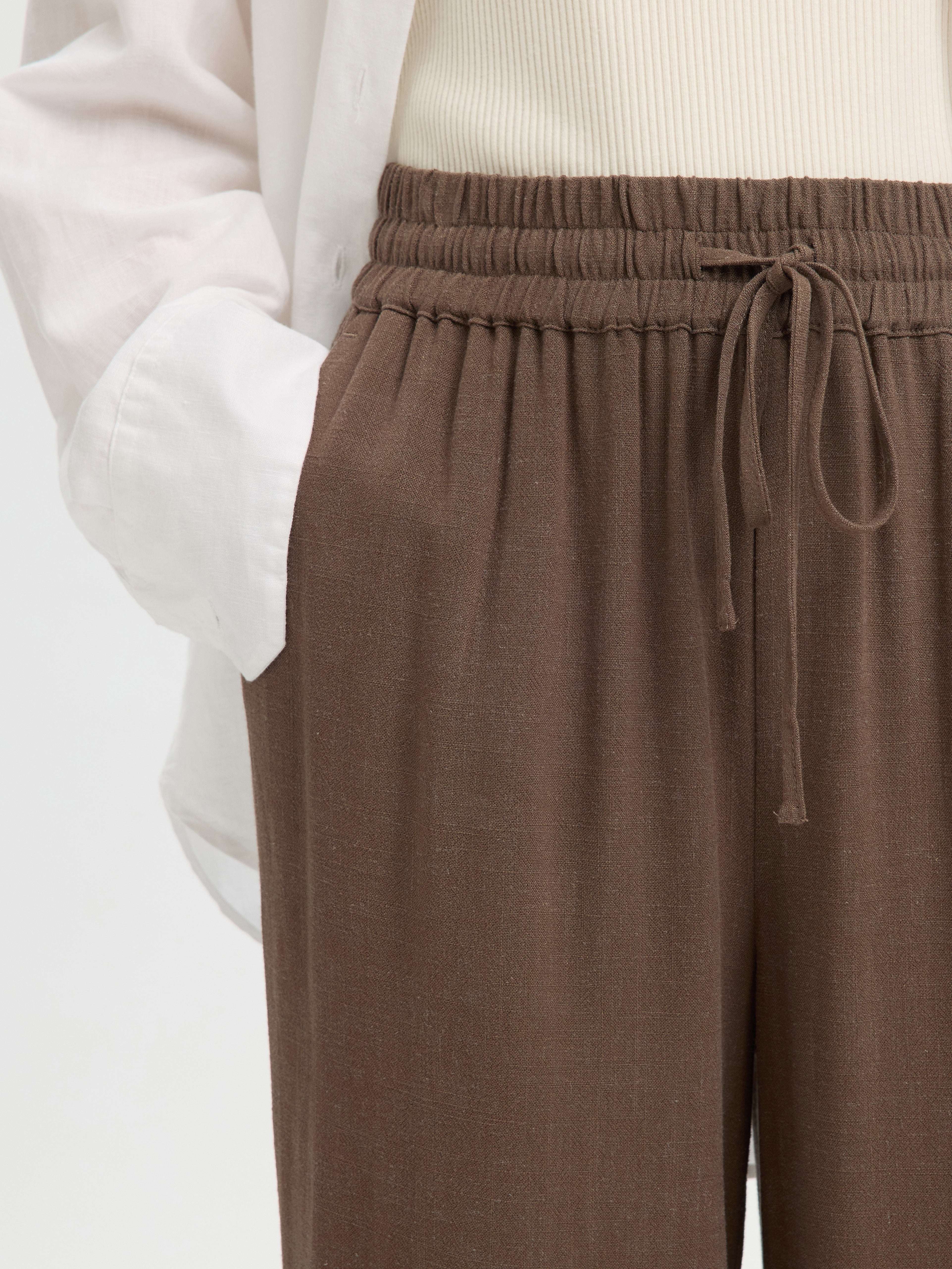 Selected Femme Damen Hosen Chocolate Chip