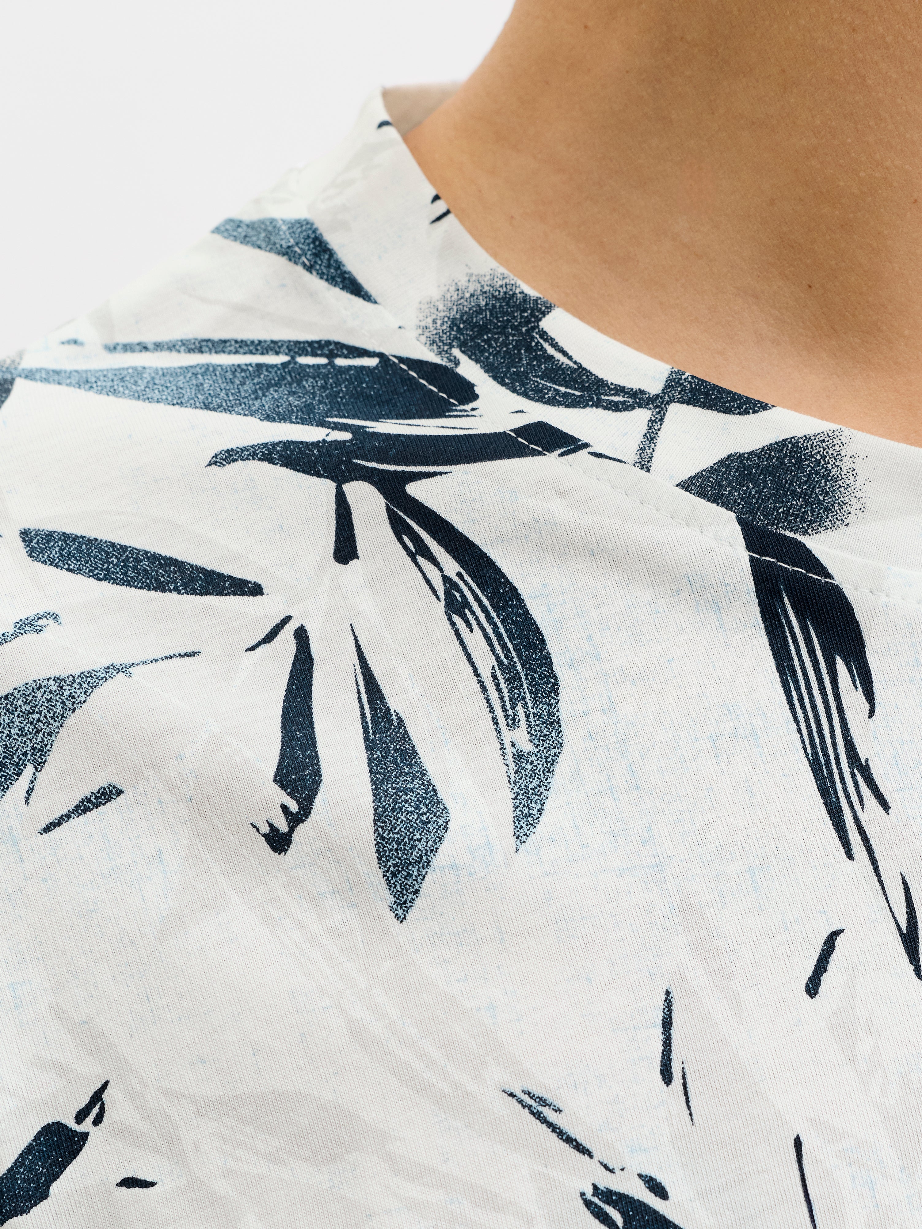 Jack & Jones Herren T-Shirts kurz Cloud Dancer