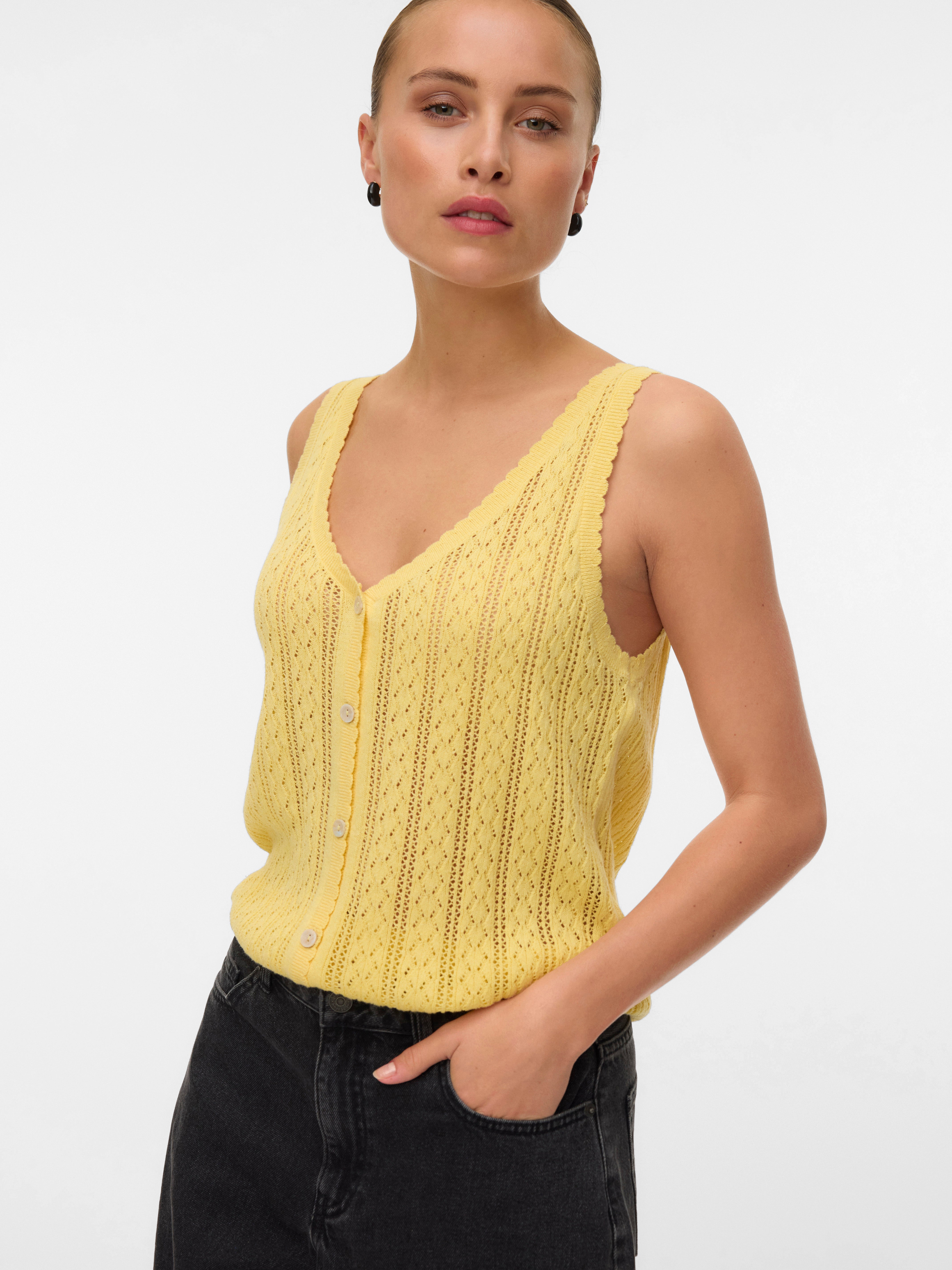 Vero Moda Damen Pullover Golden Haze