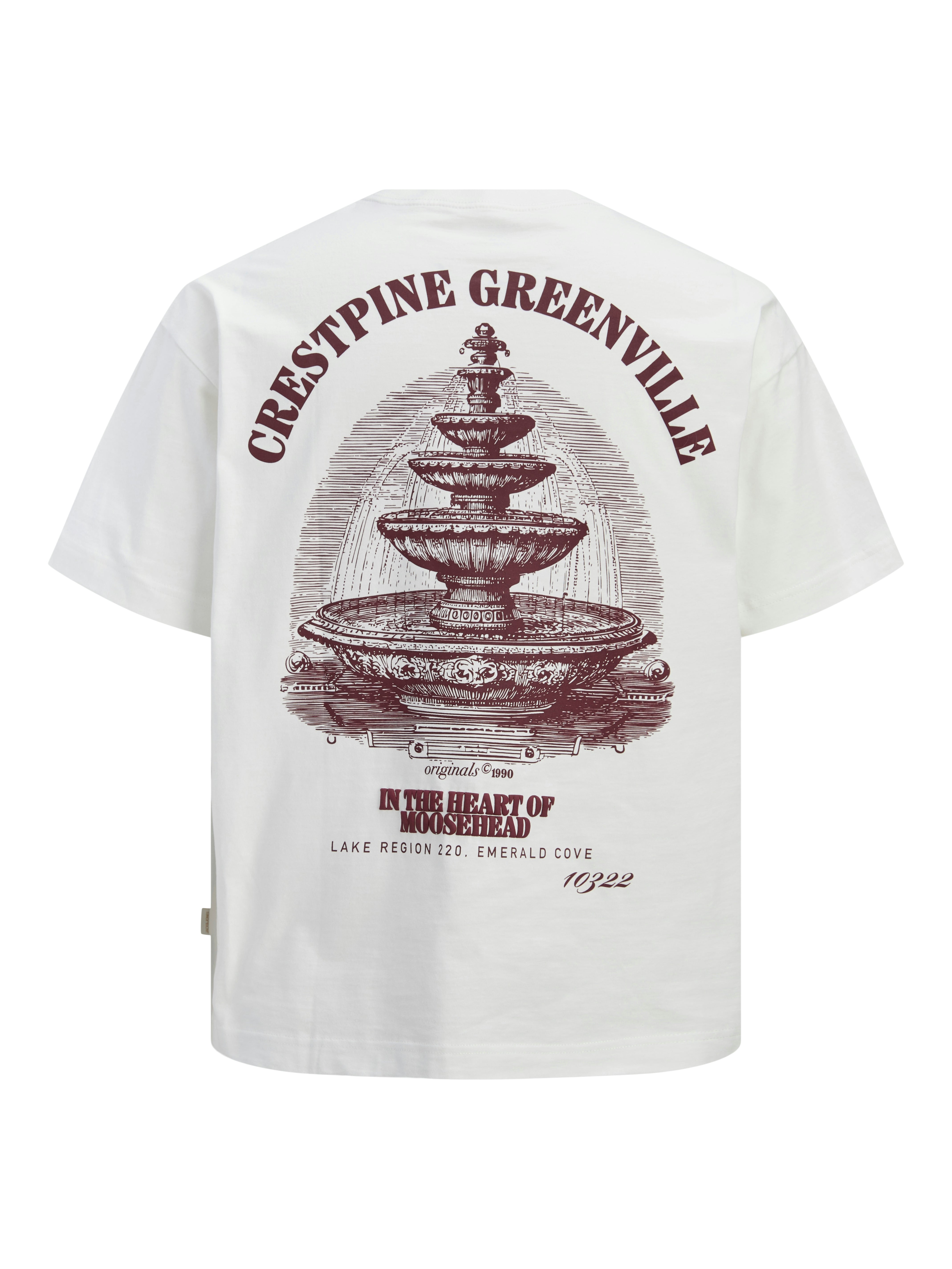 Jack & Jones Herren T-Shirts kurz Cloud Dancer