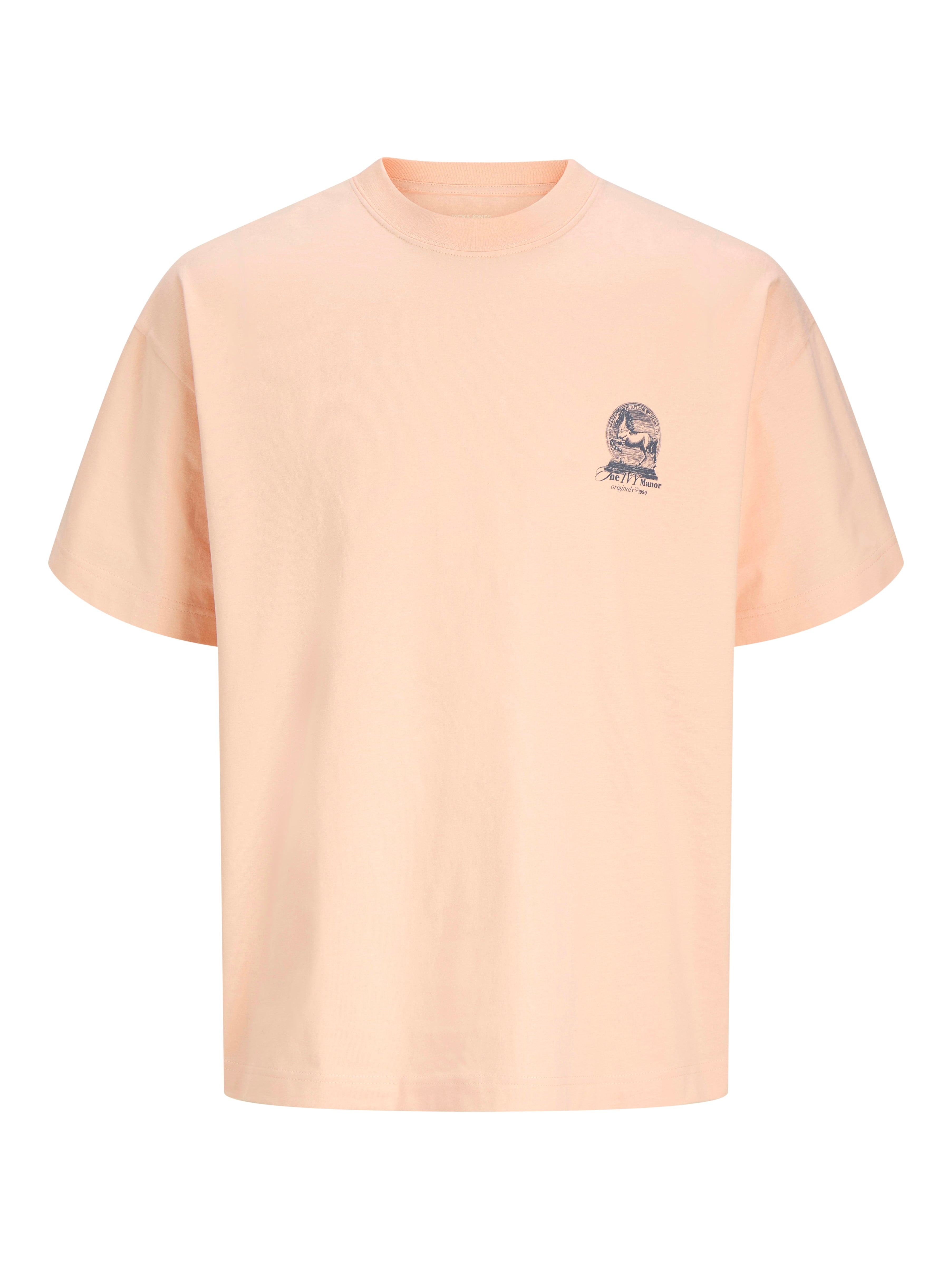 Jack & Jones Herren T-Shirts kurz Peach Melba