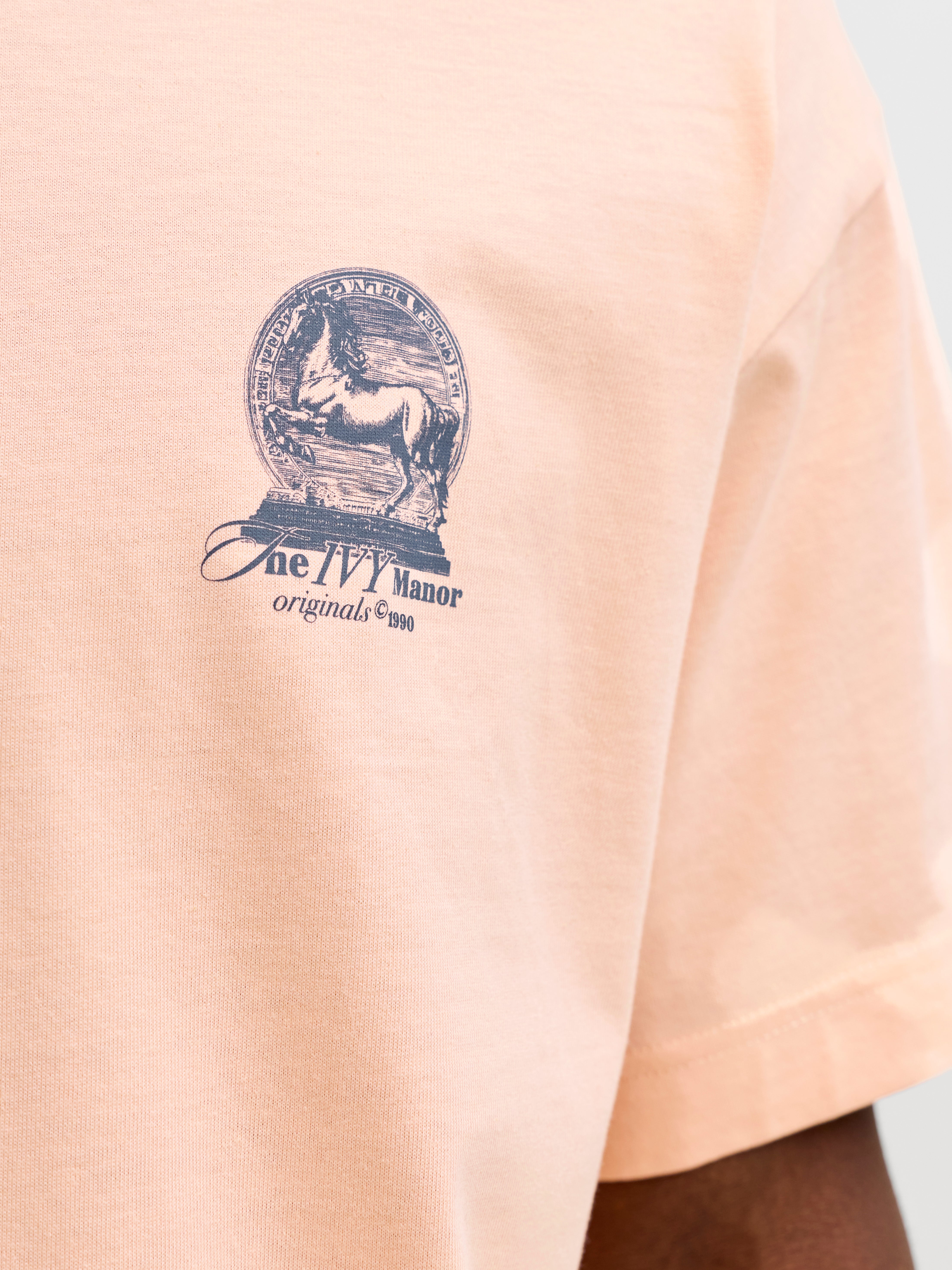 Jack & Jones Herren T-Shirts kurz Peach Melba