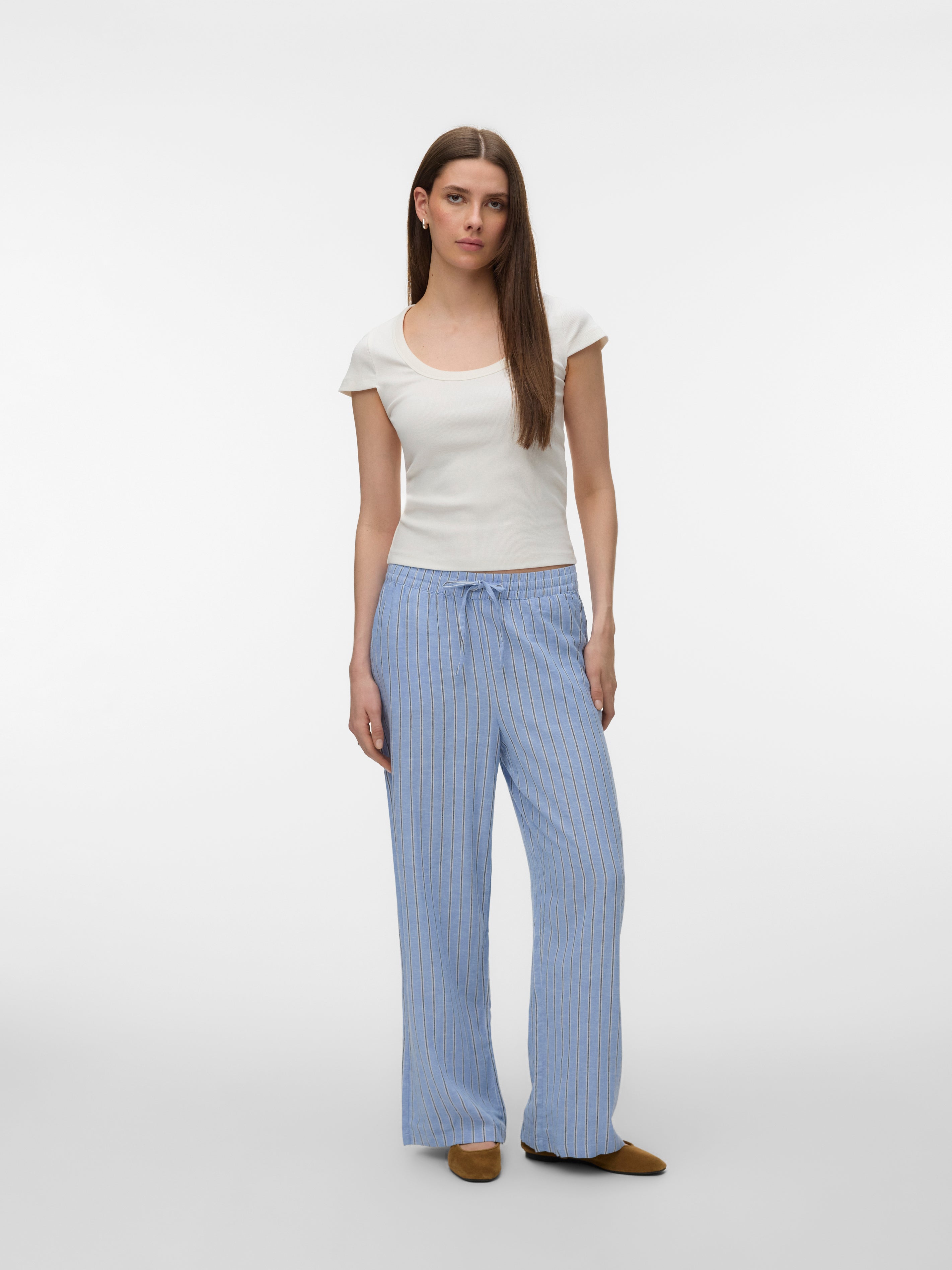 Vero Moda Damen Hosen Cornflower Blue