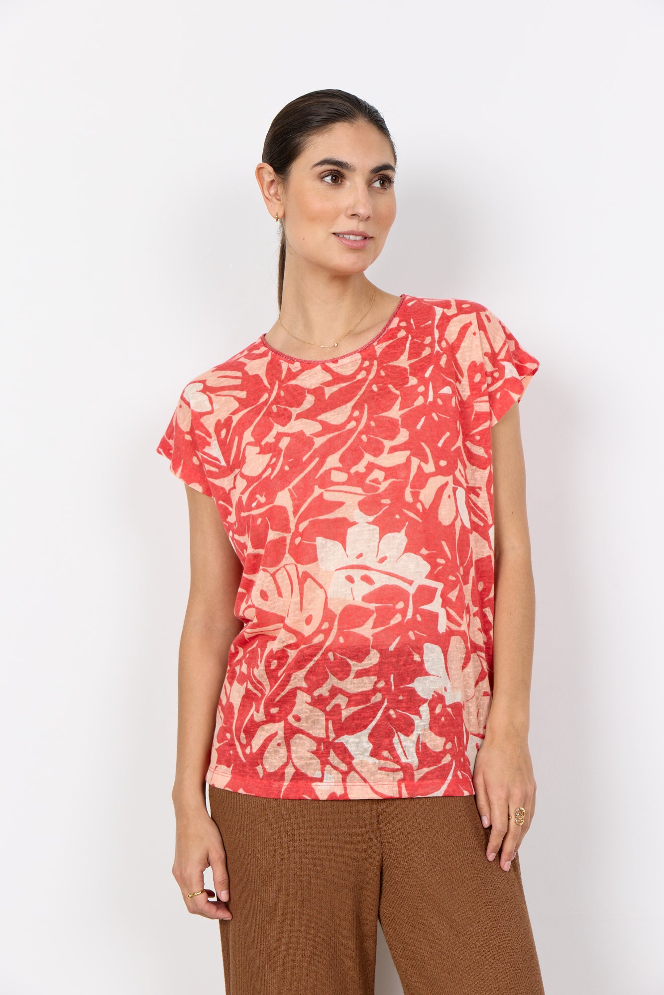 Soya Concept Damen T-Shirts Bittersweet Com