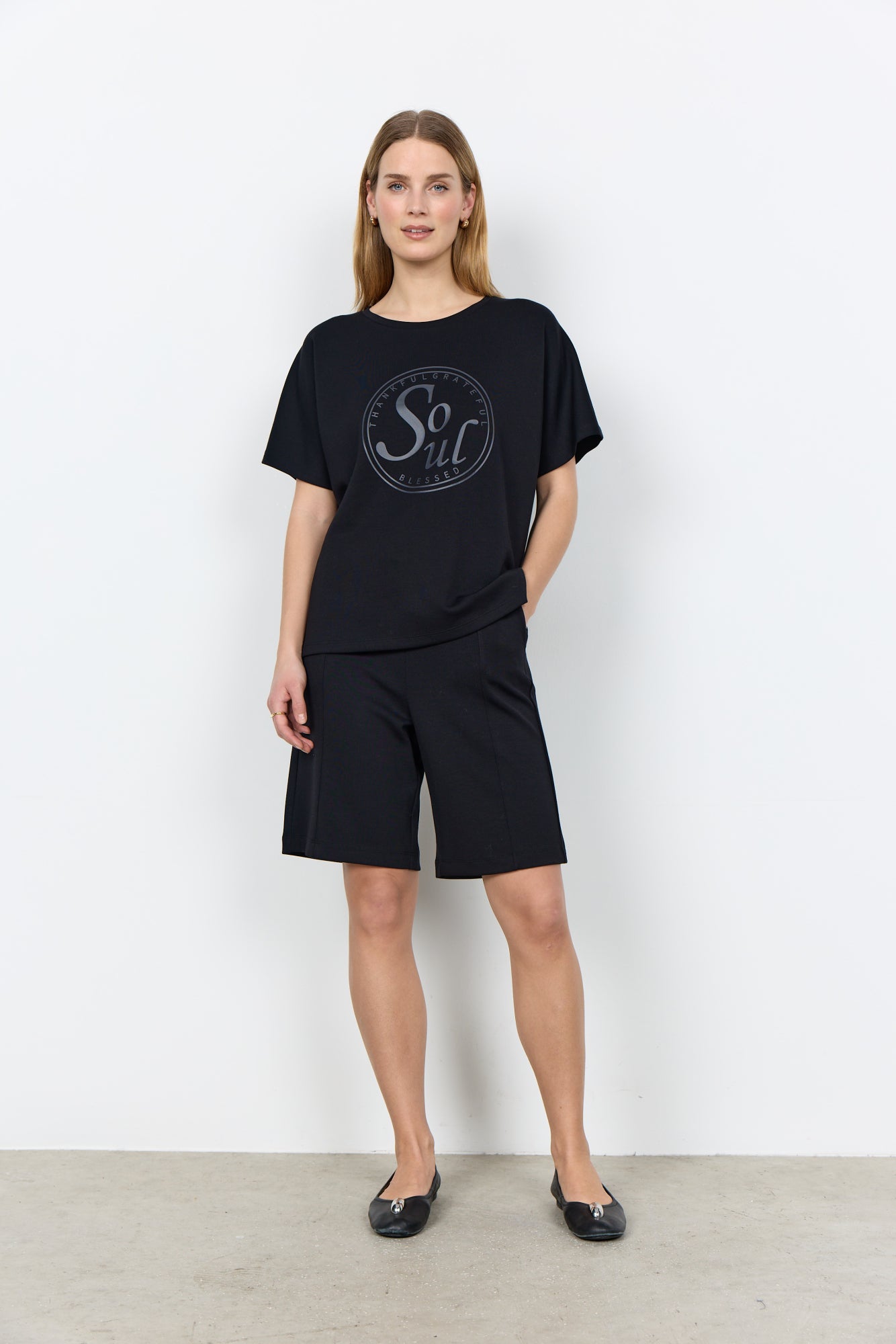 Soya Concept Damen T-Shirts Black