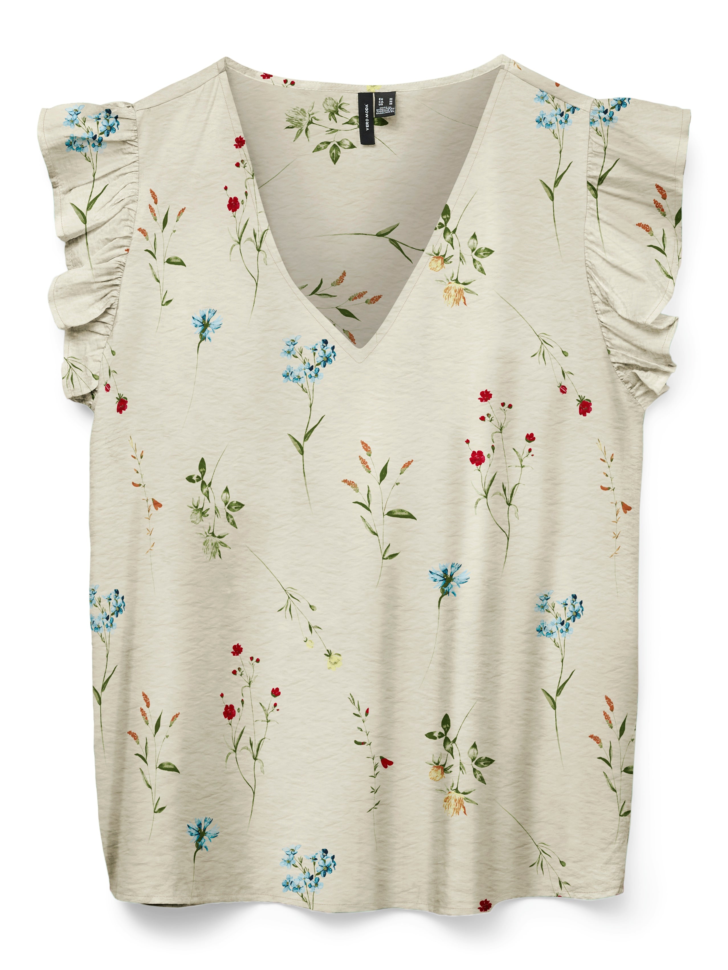 Vero Moda Damen T-Shirts Birch/Bina