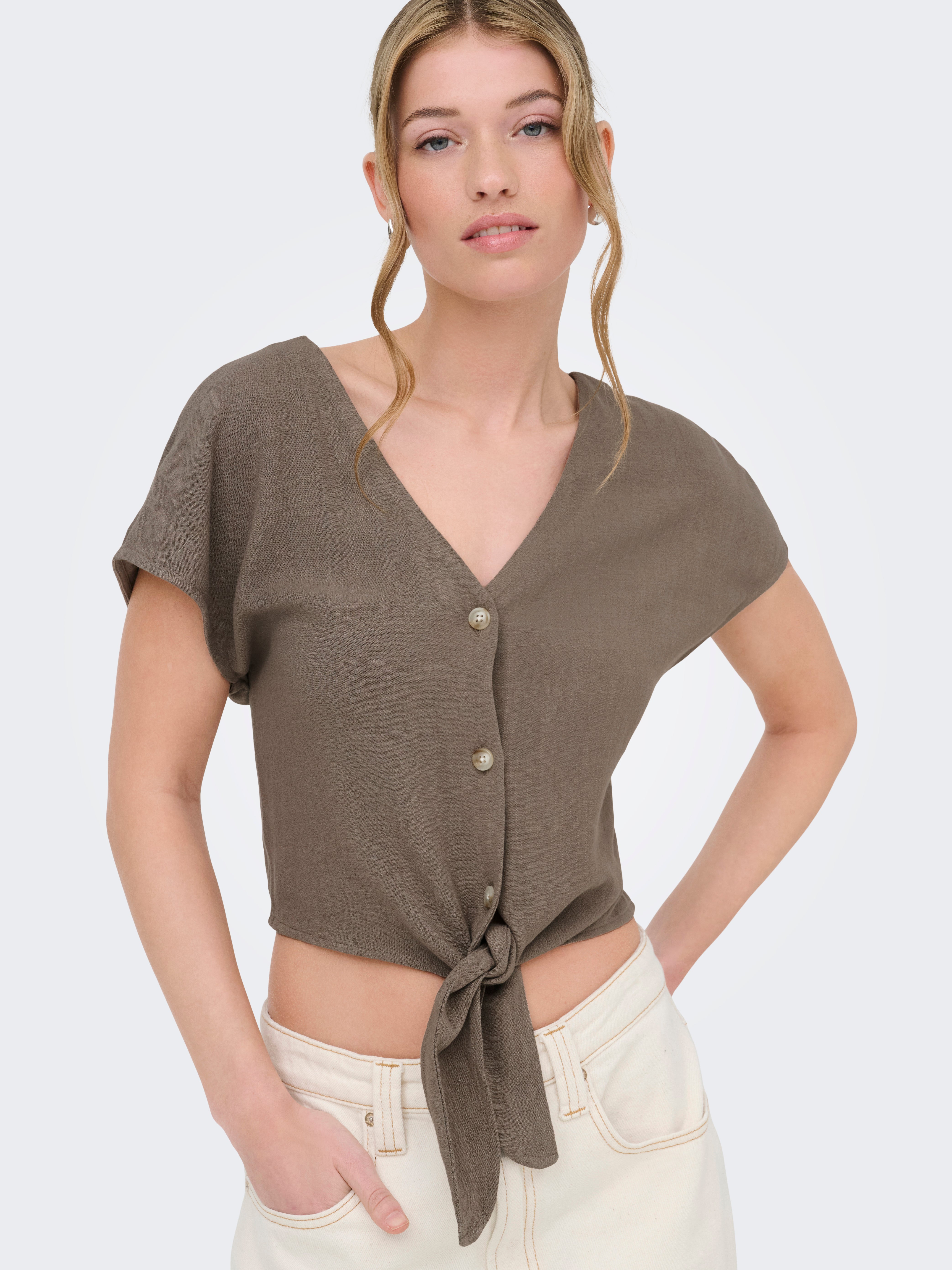 Only Damen Blusen Walnut