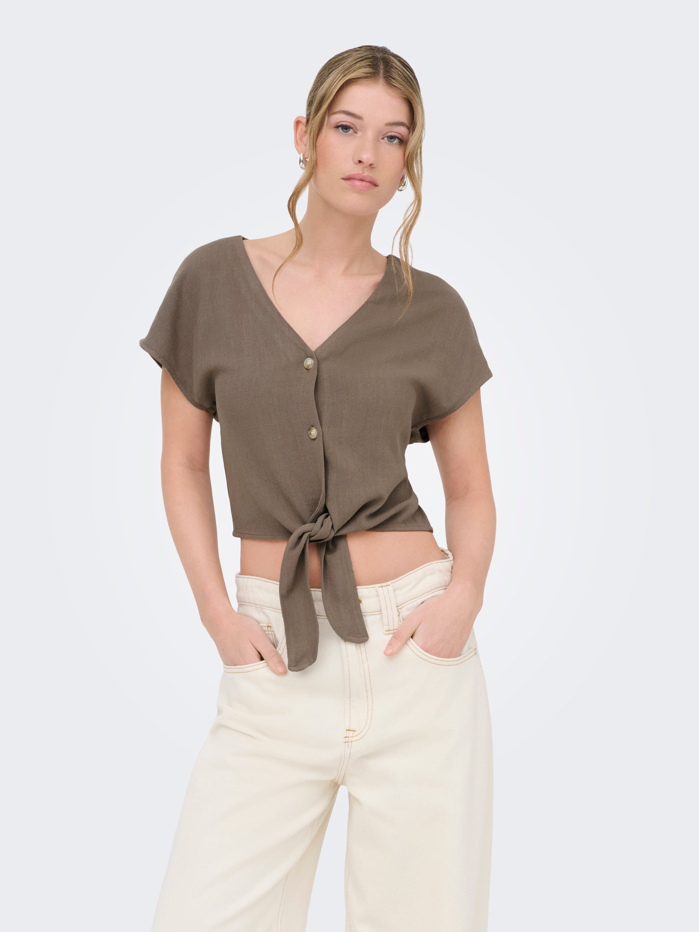 Only Damen Blusen Walnut