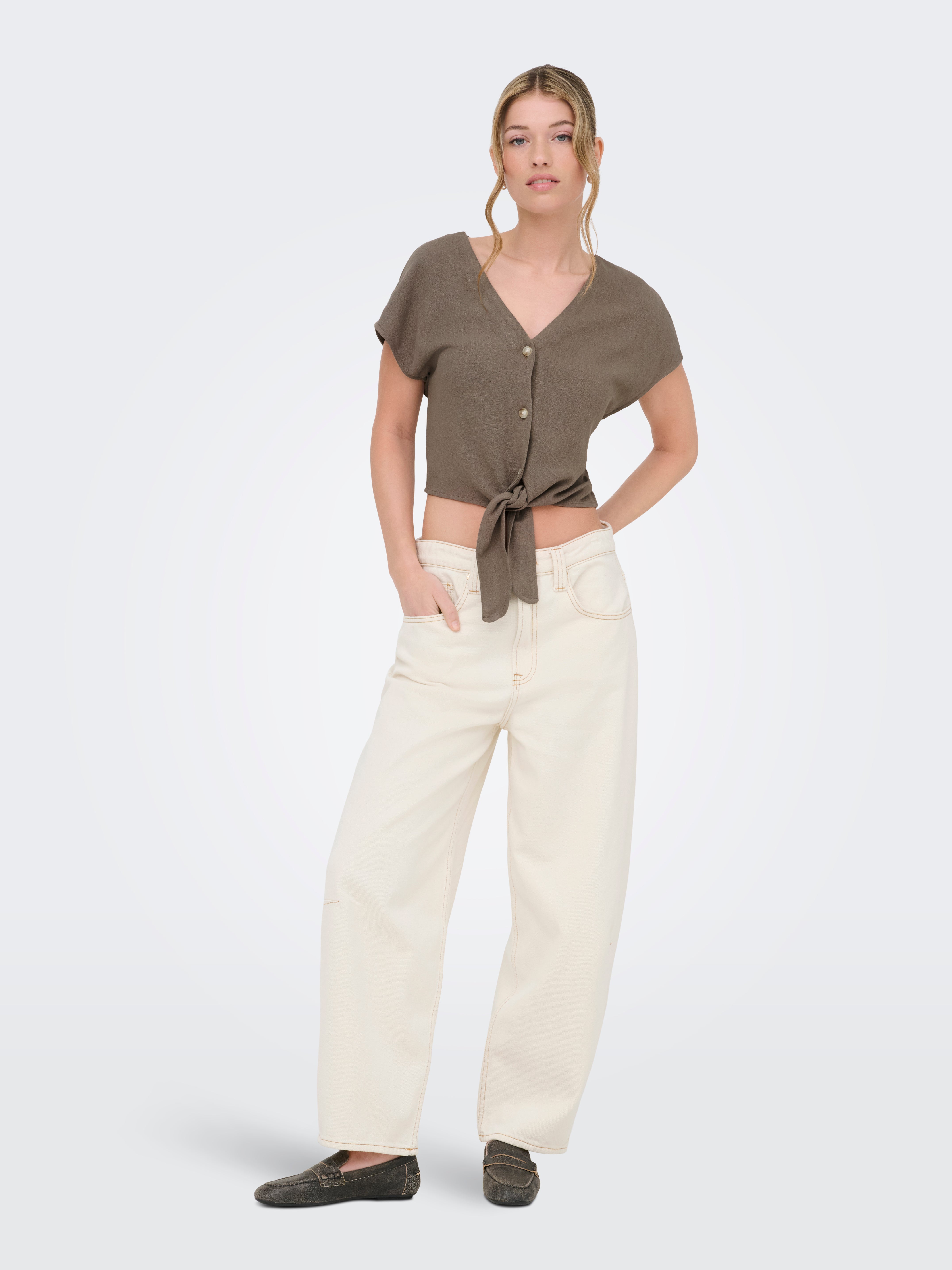Only Damen Blusen Walnut