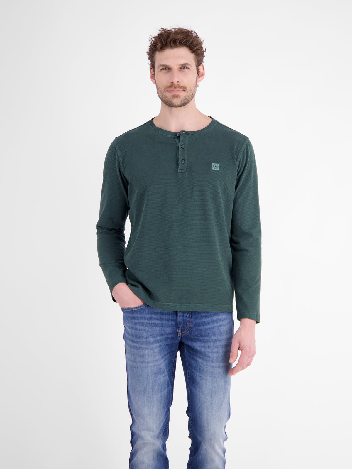 Lerros Herren T-Shirts kurz Cedar Green