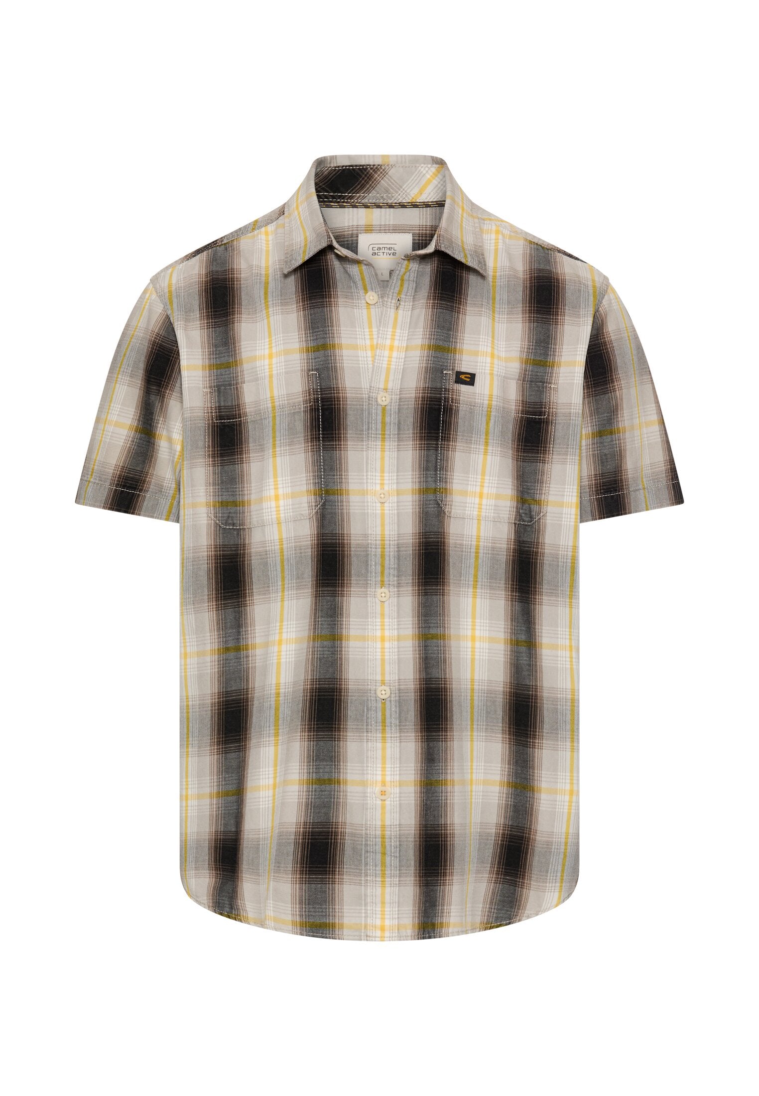 Camel active Herren Hemden kurz  Sun Yellow