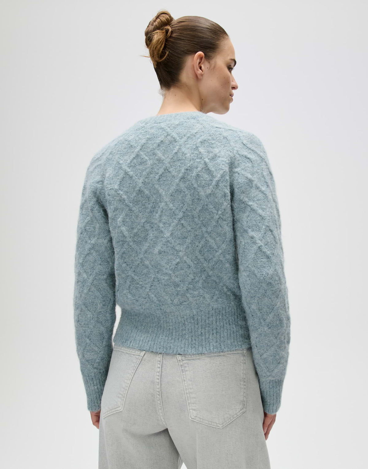 Opus Damen Pullover Dusty Aqua