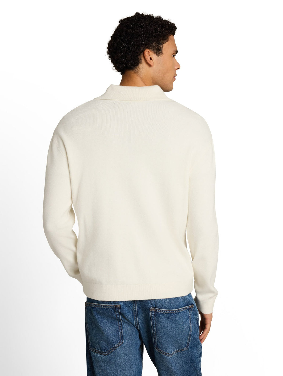 Tom Tailor denim Herren Pullover Gardenia White