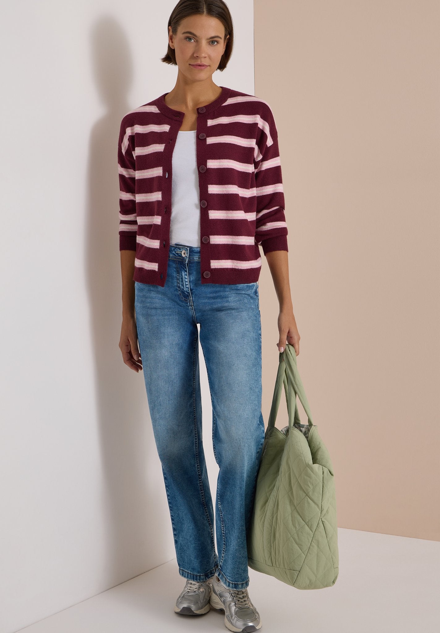 Cecil Damen Strickjacken  Red Wine