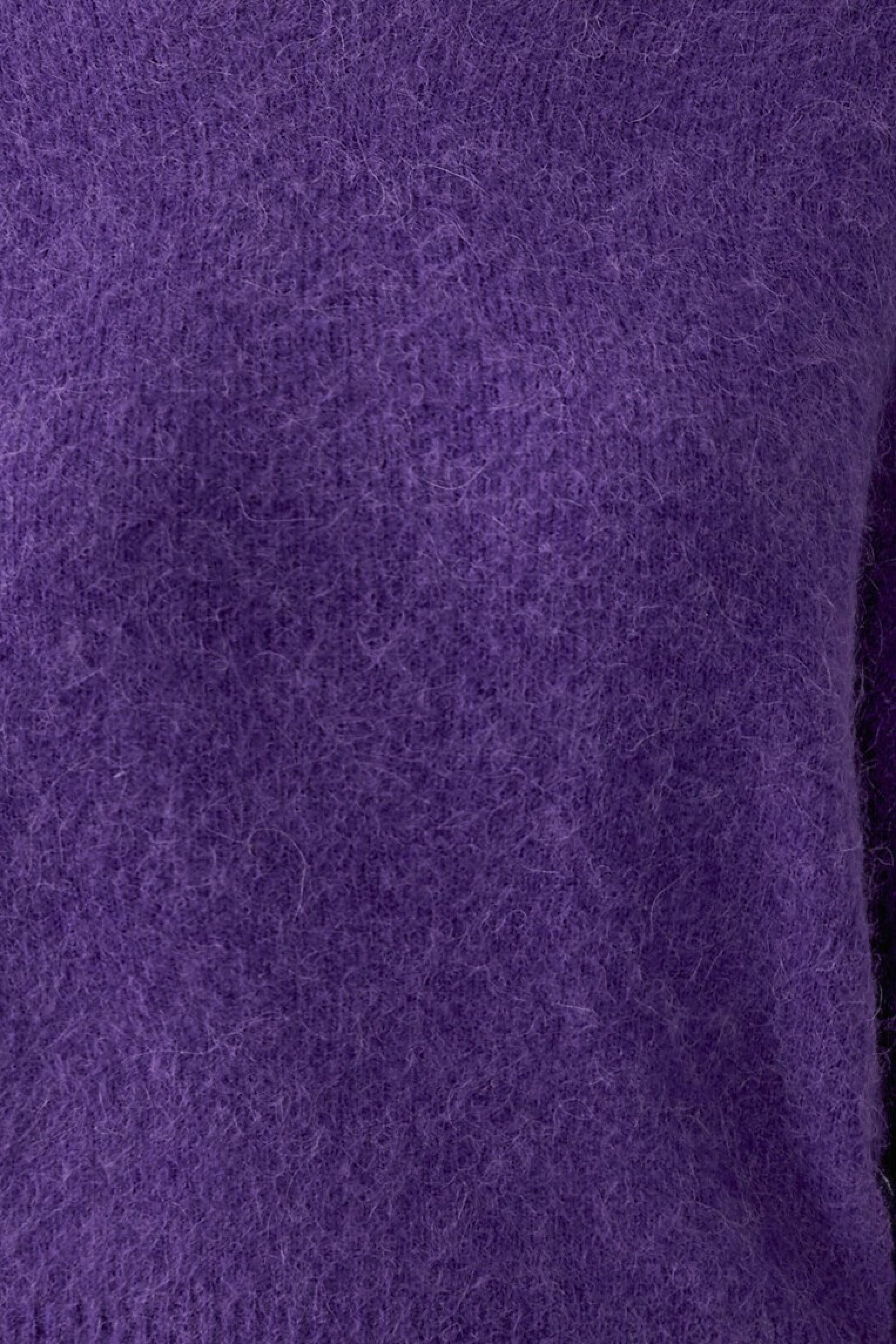 Oui Damen Pullover Ultra Viol