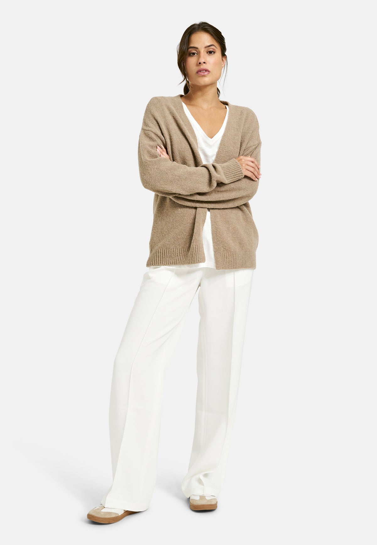 Milano Damen Strickjacken Mink