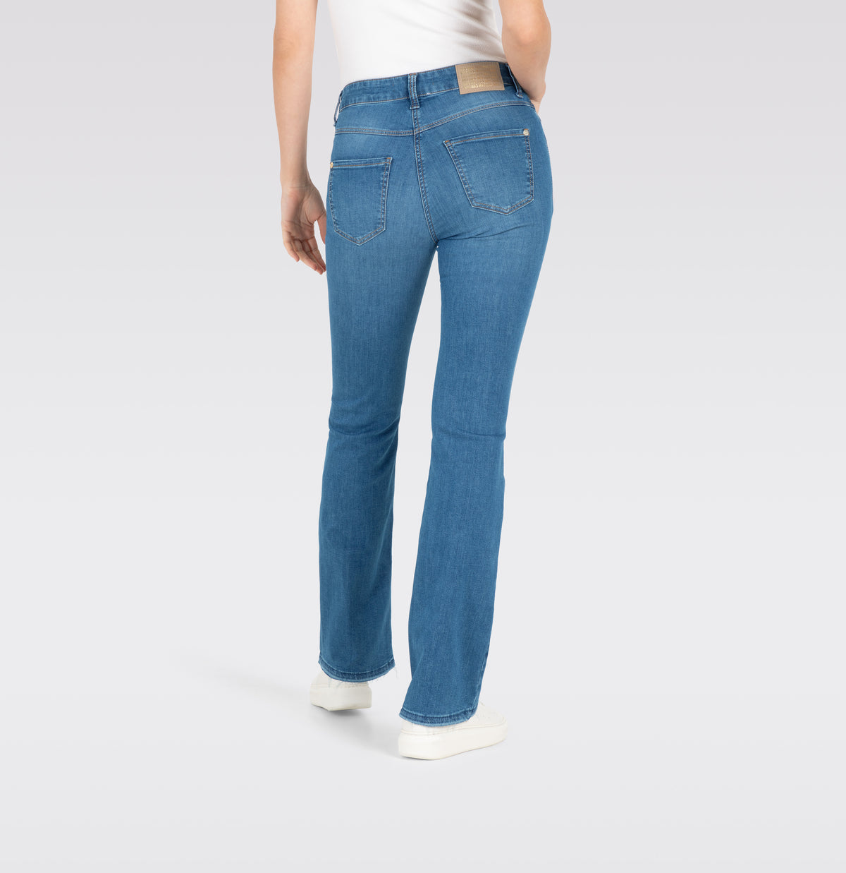 Mac Damen Jeans Medium Blue Aut