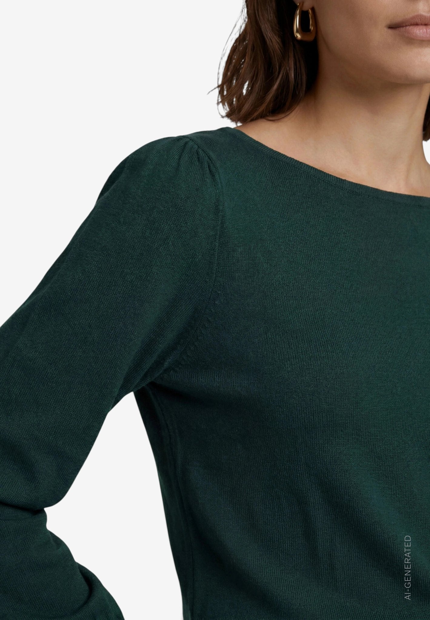 Zero Damen Pullover Green Forest